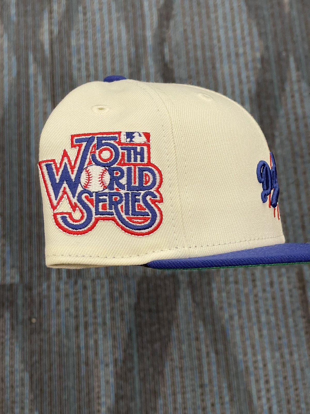 Hat Club × MLB × New Era 7 1/4 Los Angeles Dodgers Script Logo Two - Tone 75th WS Size ONE SIZE - 4 Thumbnail