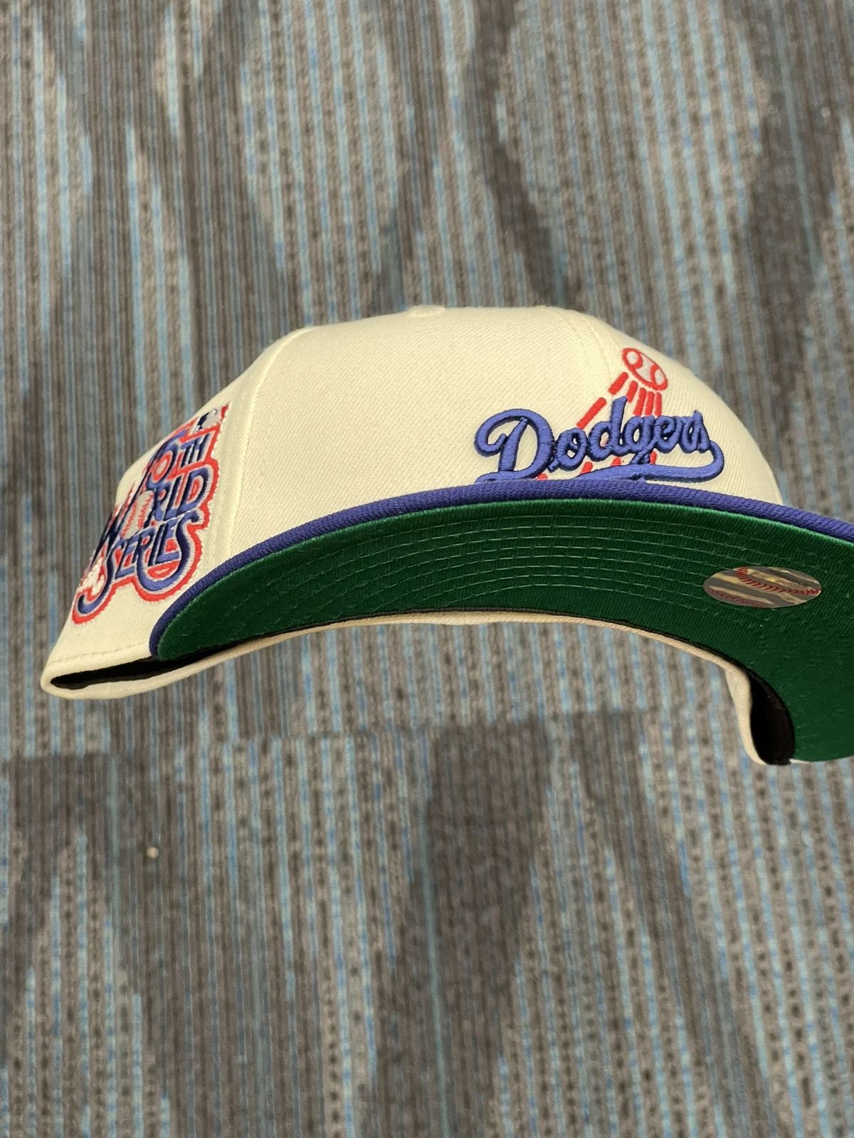 Hat Club × MLB × New Era 7 1/4 Los Angeles Dodgers Script Logo Two - Tone 75th WS Size ONE SIZE - 2 Thumbnail