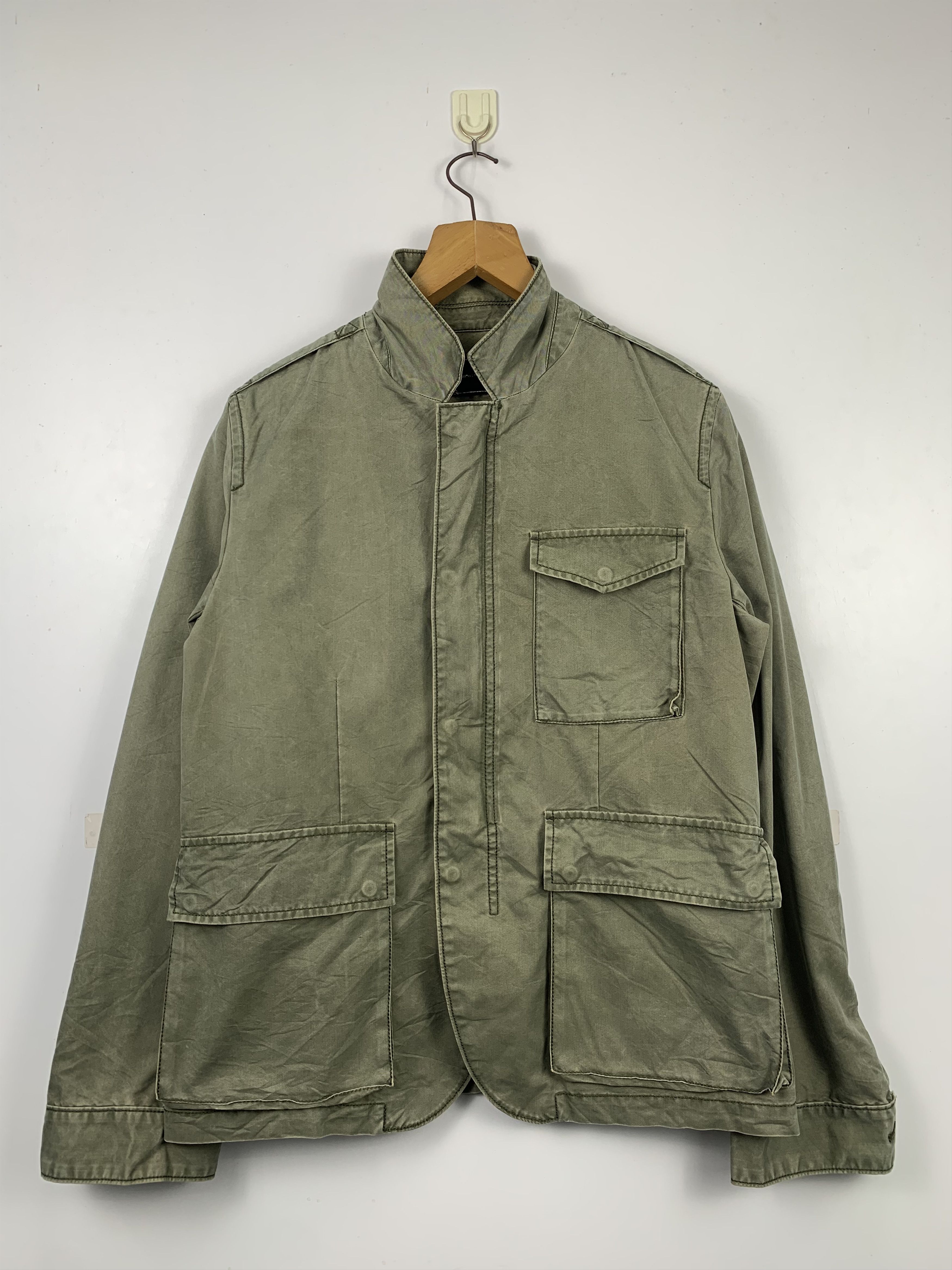 Japanese Brand Vintage 291295=HOMME Military Design Jacket J0423 Size US S / EU 44-46 / 1 - 1 Thumbnail