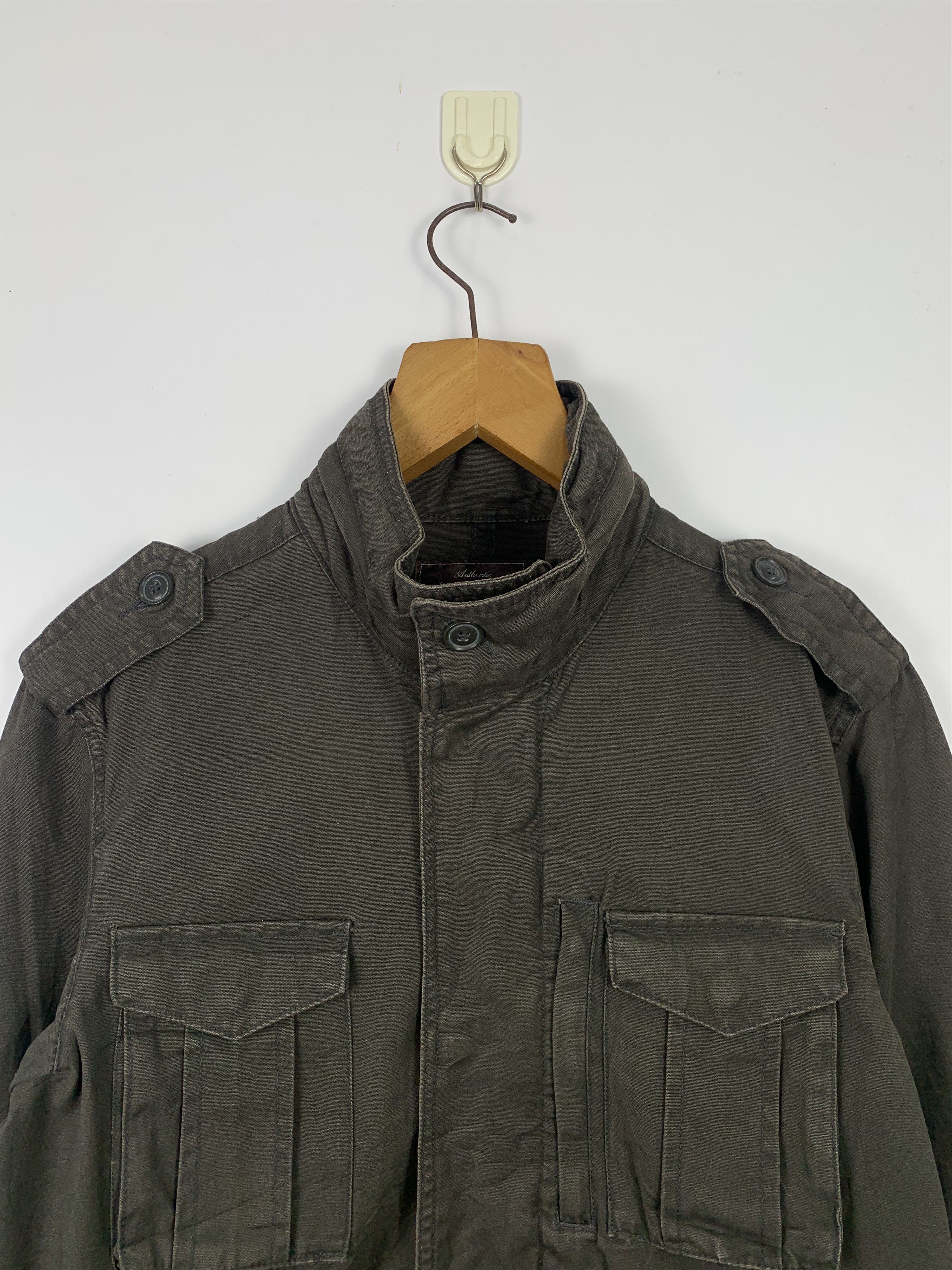 Japanese Brand Vintage Rugged Roushatte Military Multi Pocket Jacket J0543 Size US S / EU 44-46 / 1 - 2 Thumbnail