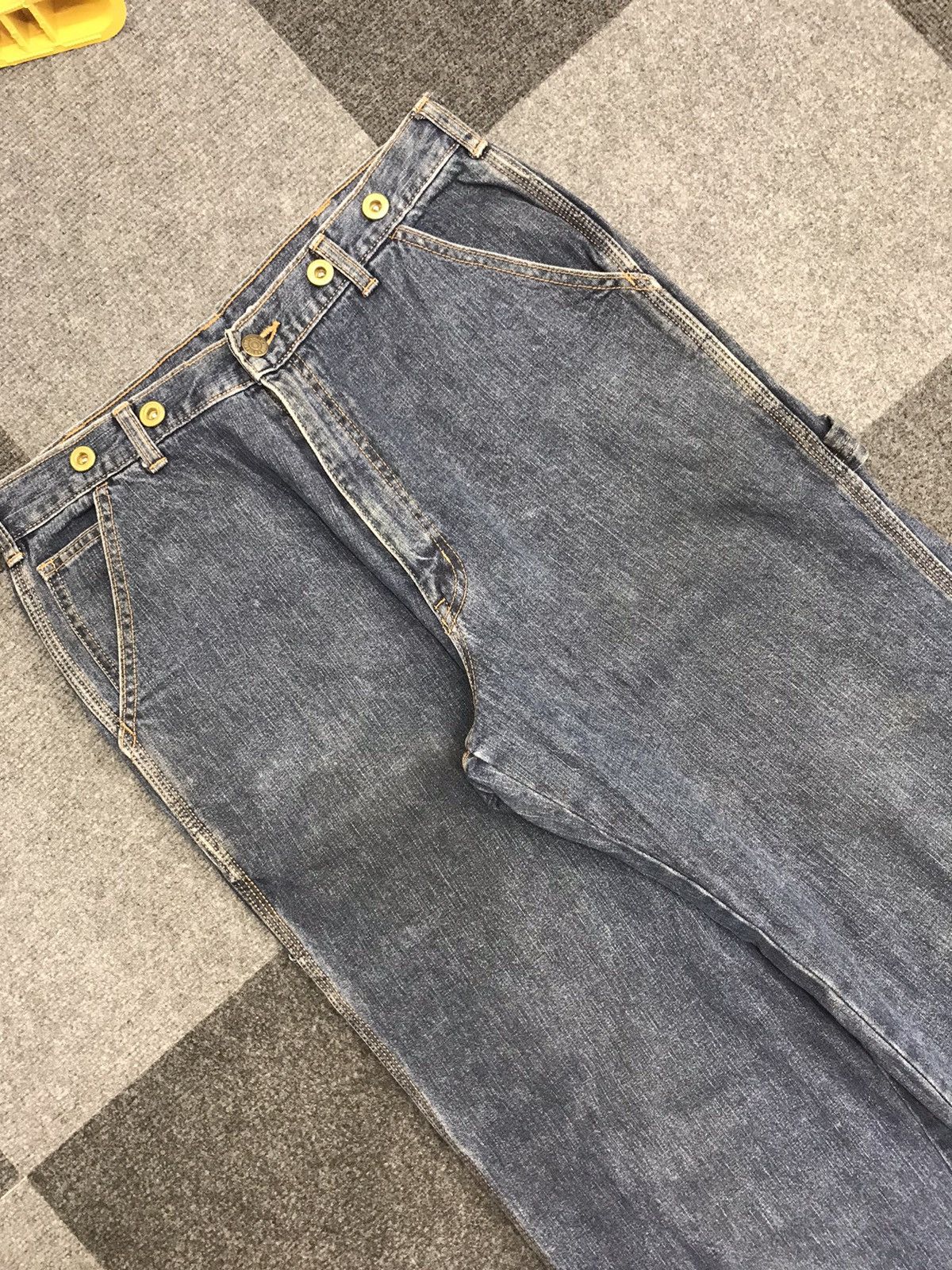 Japanese Brand CHEPSTOW Suspender Carpenter Jeans Size US 30 / EU 46 - 2 Thumbnail
