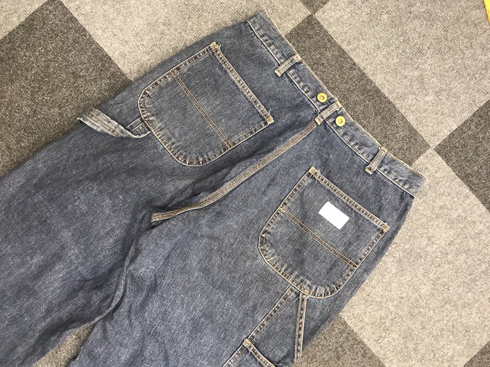 Japanese Brand CHEPSTOW Suspender Carpenter Jeans Size US 30 / EU 46 - 8 Thumbnail