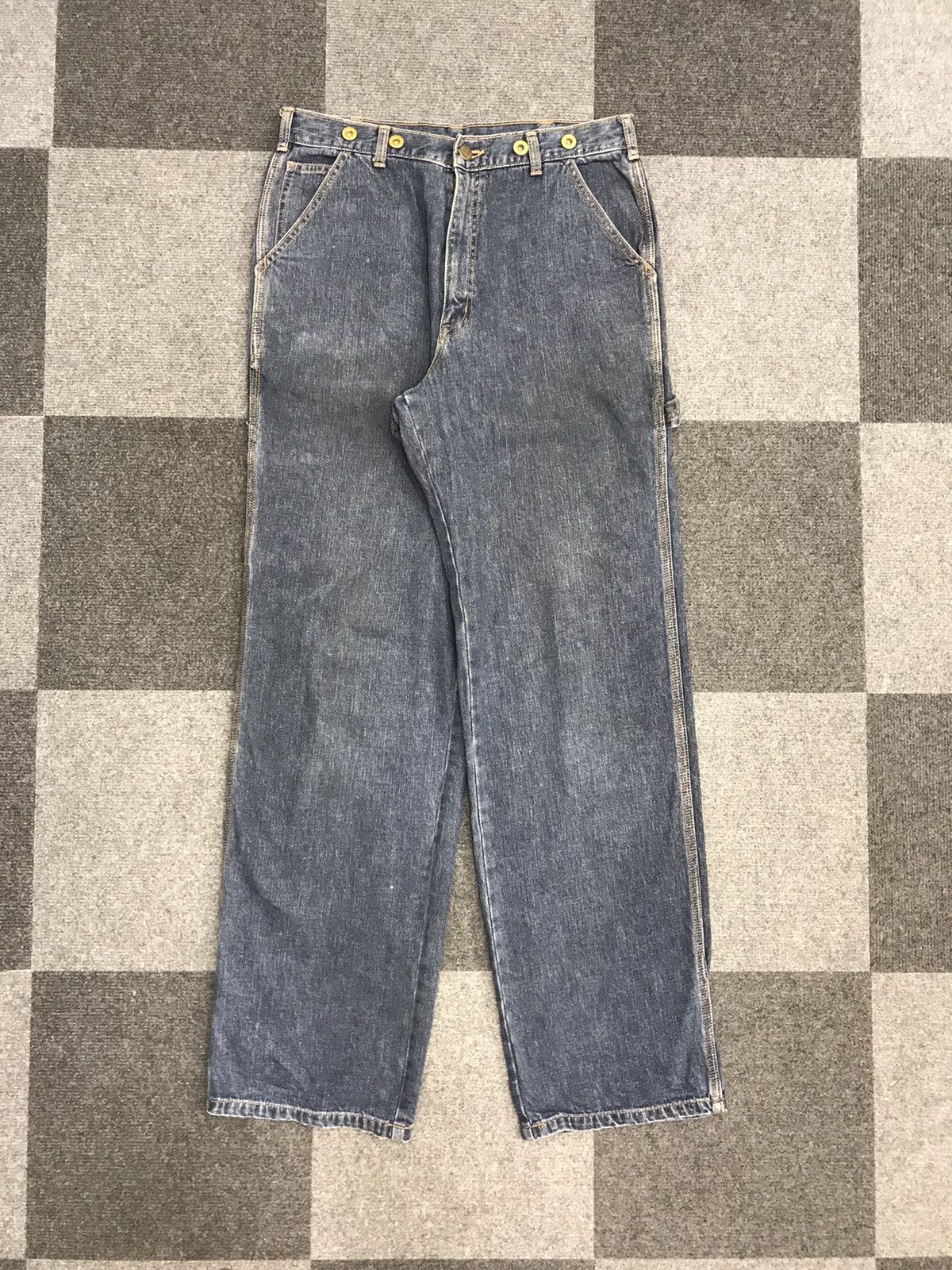 Japanese Brand CHEPSTOW Suspender Carpenter Jeans Size US 30 / EU 46 - 1 Thumbnail