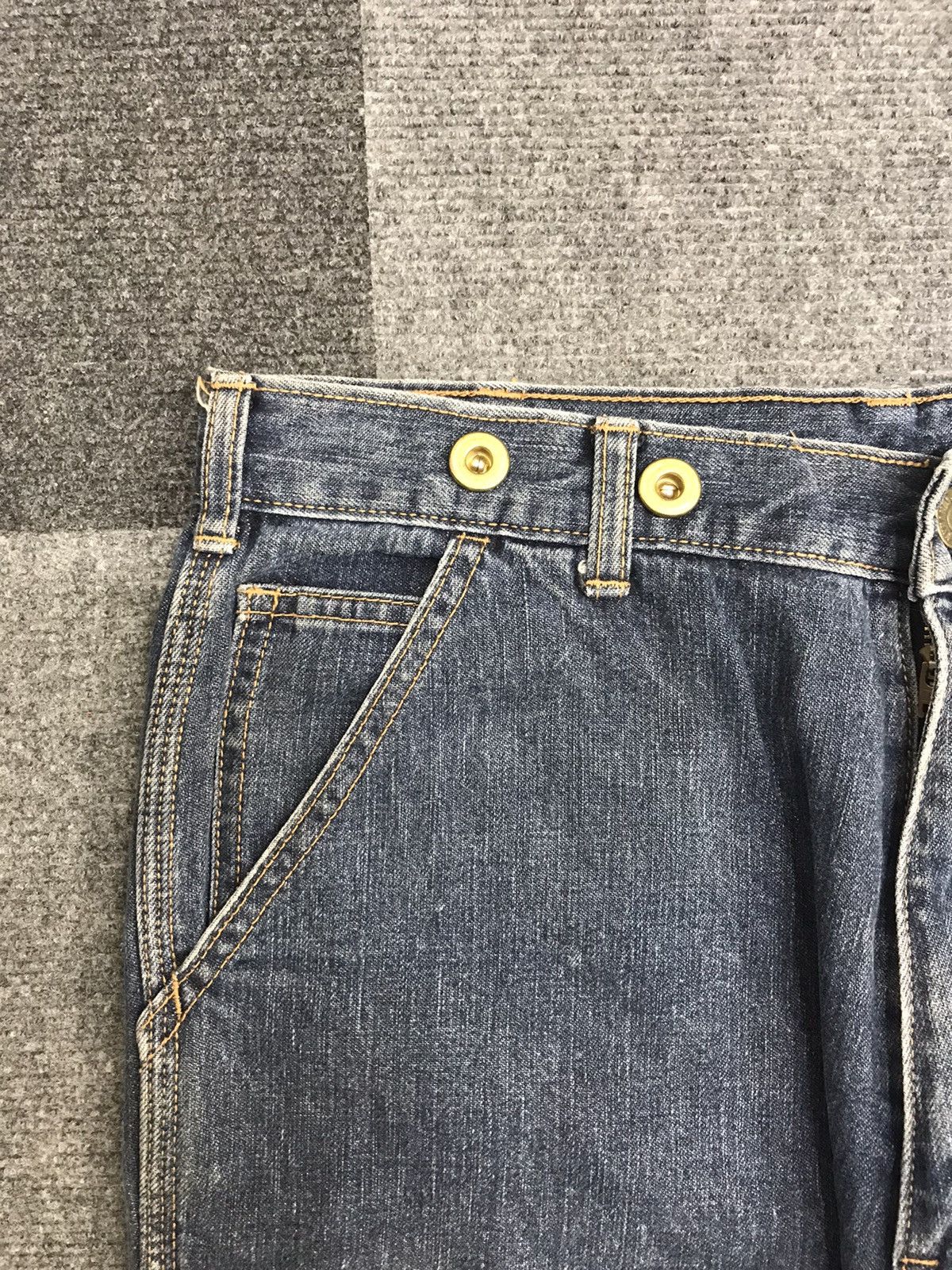 Japanese Brand CHEPSTOW Suspender Carpenter Jeans Size US 30 / EU 46 - 6 Thumbnail