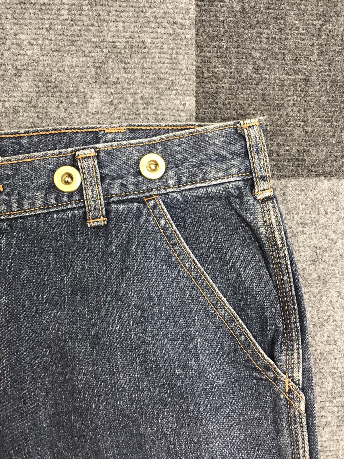 Japanese Brand CHEPSTOW Suspender Carpenter Jeans Size US 30 / EU 46 - 5 Thumbnail