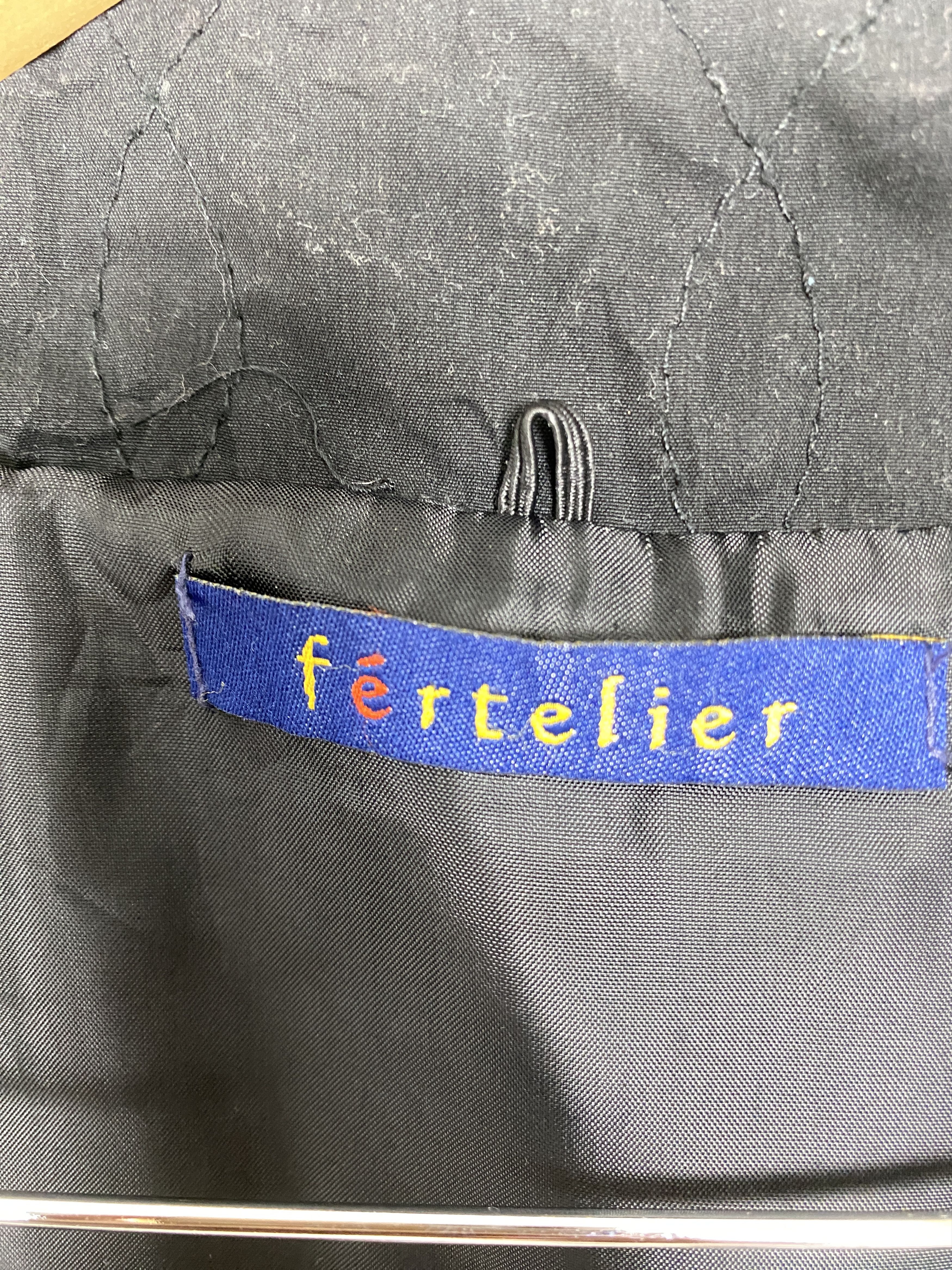 Japanese Brand Vintage Fertelier Quilted Black Jackets J1488 Size US S / EU 44-46 / 1 - 13 Thumbnail