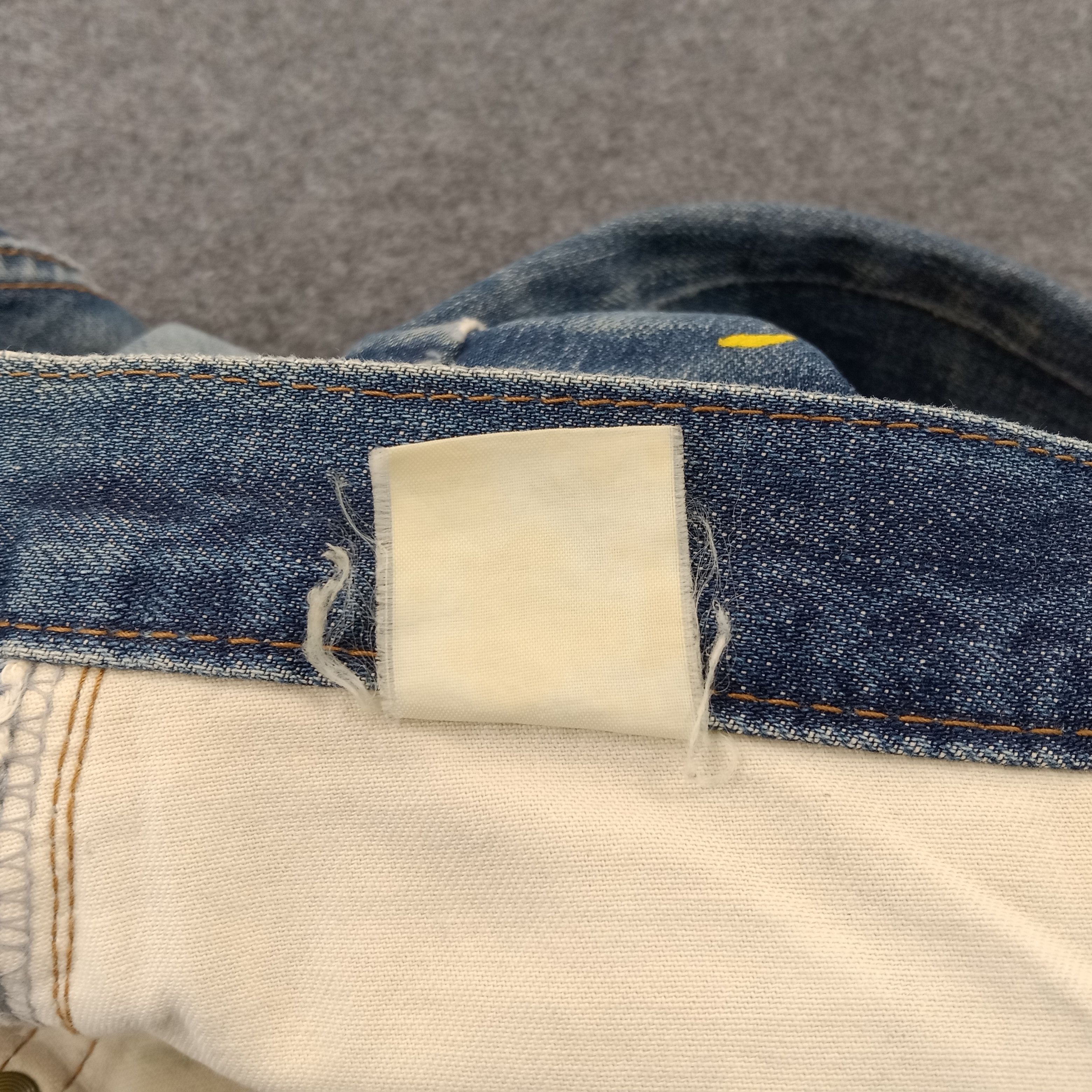 Hysteric Glamour × Japanese Brand × Vintage Hysteric Glamour Face Custom Japanese Denim Jeans Size 28" / US 6 / IT 42 - 11 Thumbnail
