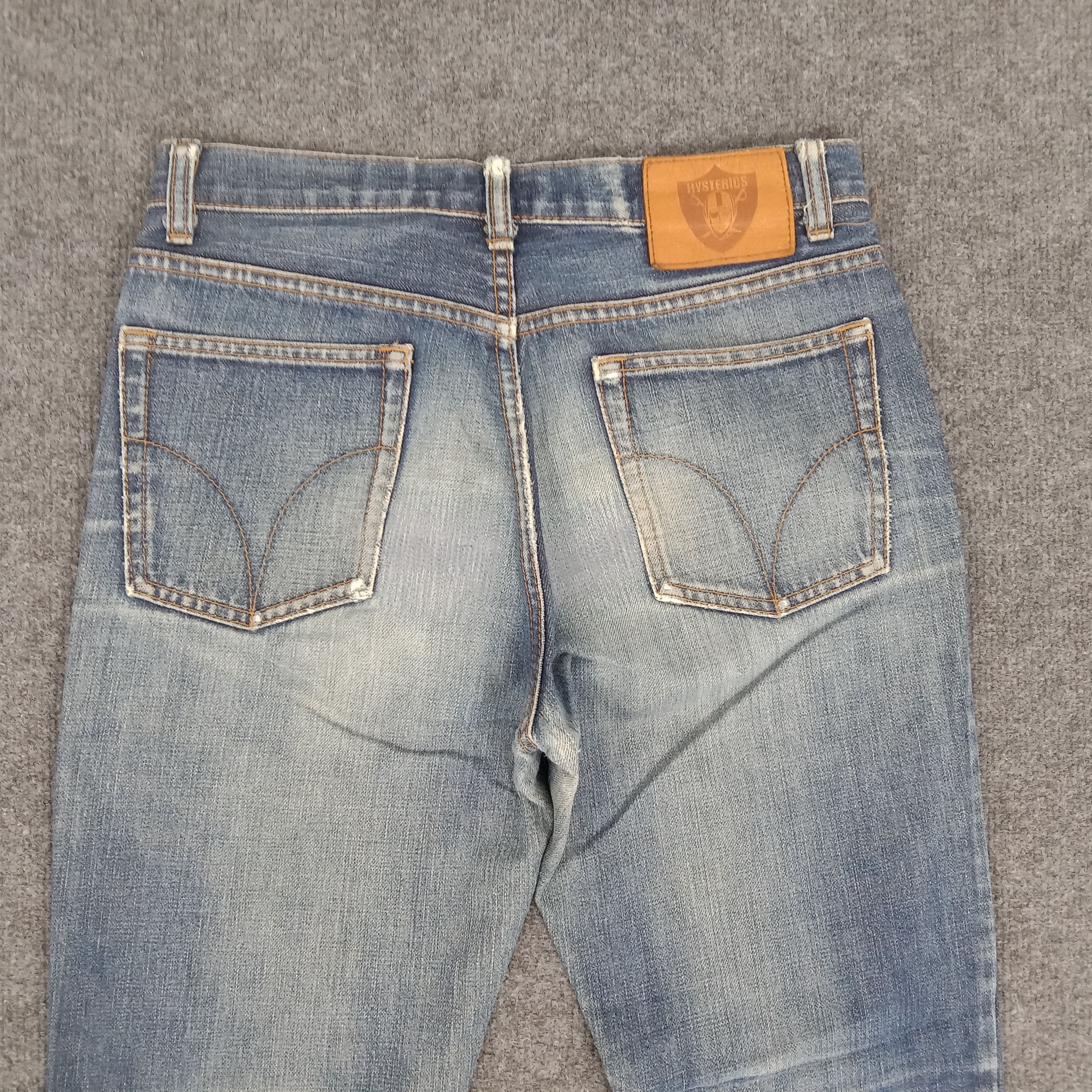 Hysteric Glamour × Japanese Brand × Vintage Hysteric Glamour Face Custom Japanese Denim Jeans Size 28" / US 6 / IT 42 - 5 Thumbnail
