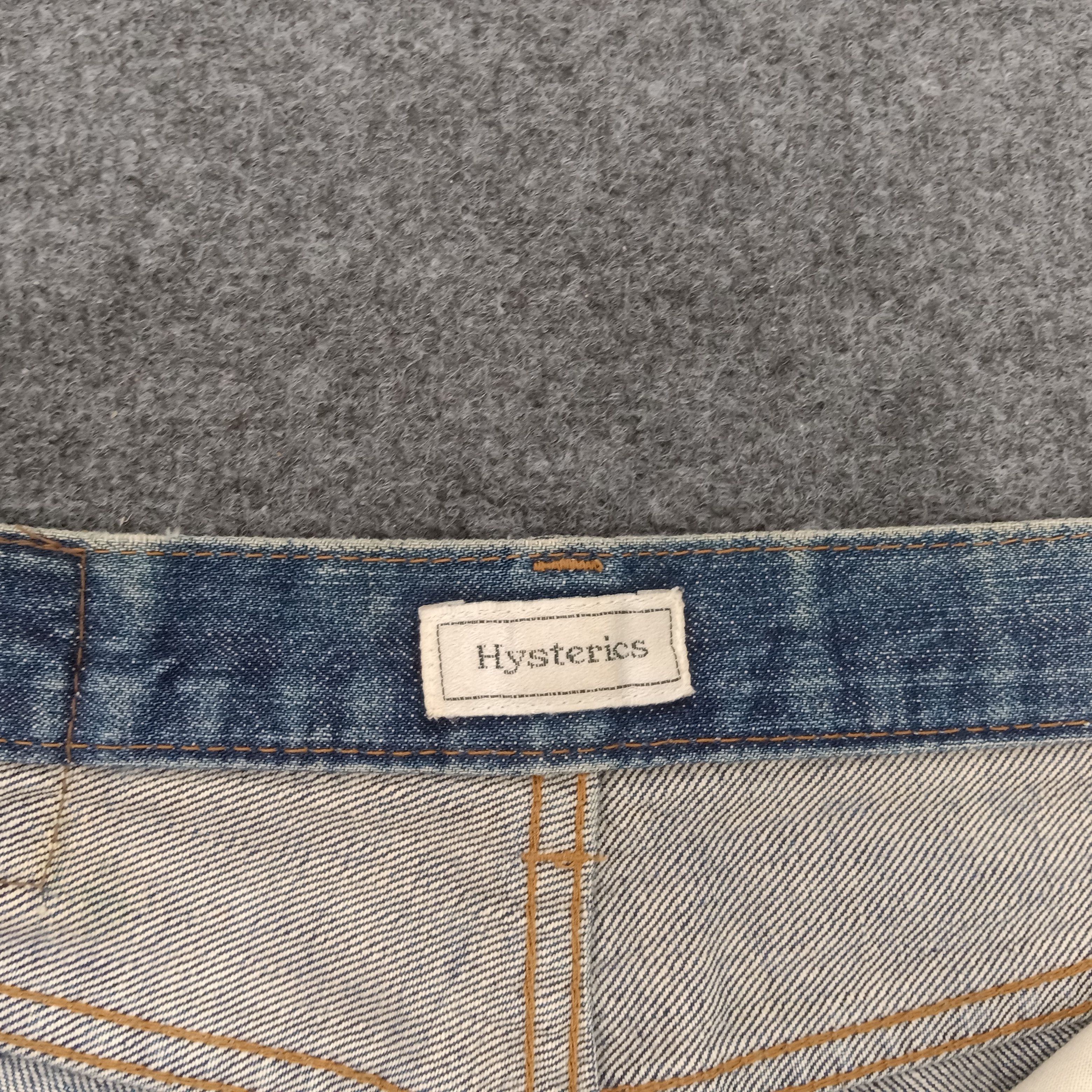 Hysteric Glamour × Japanese Brand × Vintage Hysteric Glamour Face Custom Japanese Denim Jeans Size 28" / US 6 / IT 42 - 9 Thumbnail
