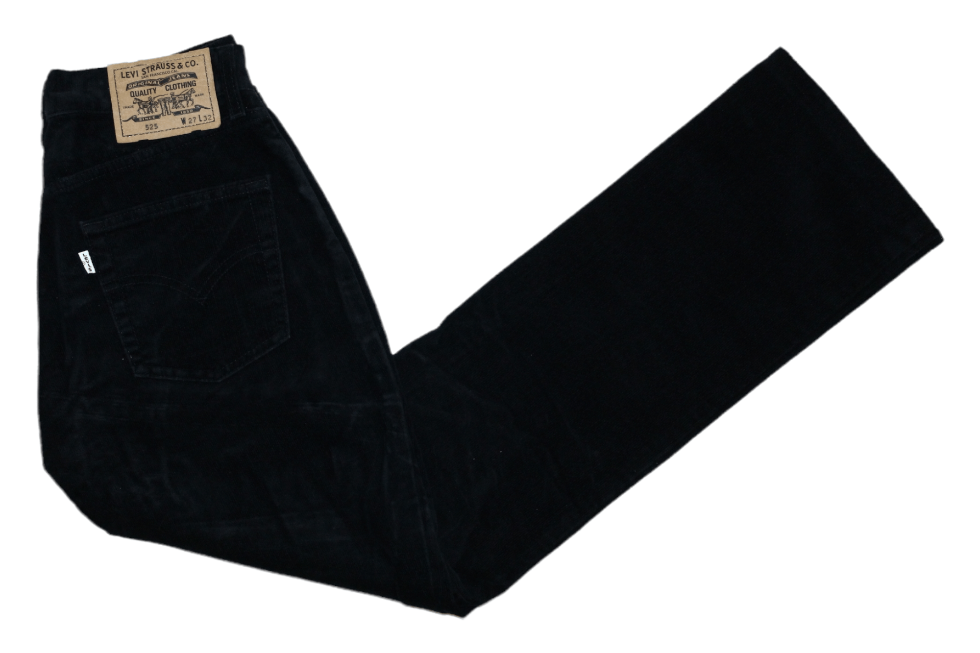 Levi's 90s Made in Italy. Levi's 525 Regular Corduroy Denim Pants Size US 27 - 1 Thumbnail