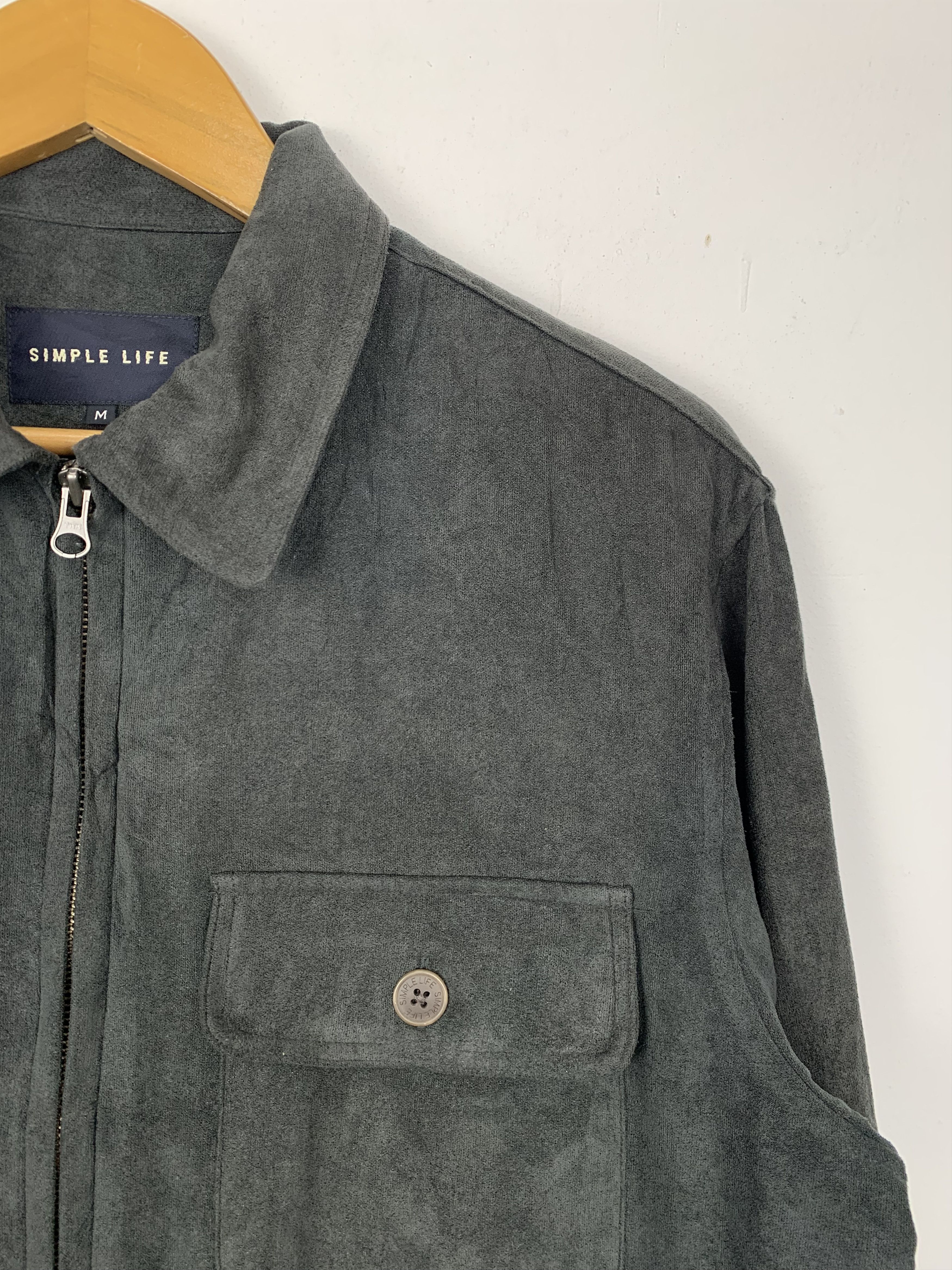 Japanese Brand Vintage SIMPLE LIFE Fleece Lining Multi Pocket Jacket J0638 Size US M / EU 48-50 / 2 - 3 Thumbnail