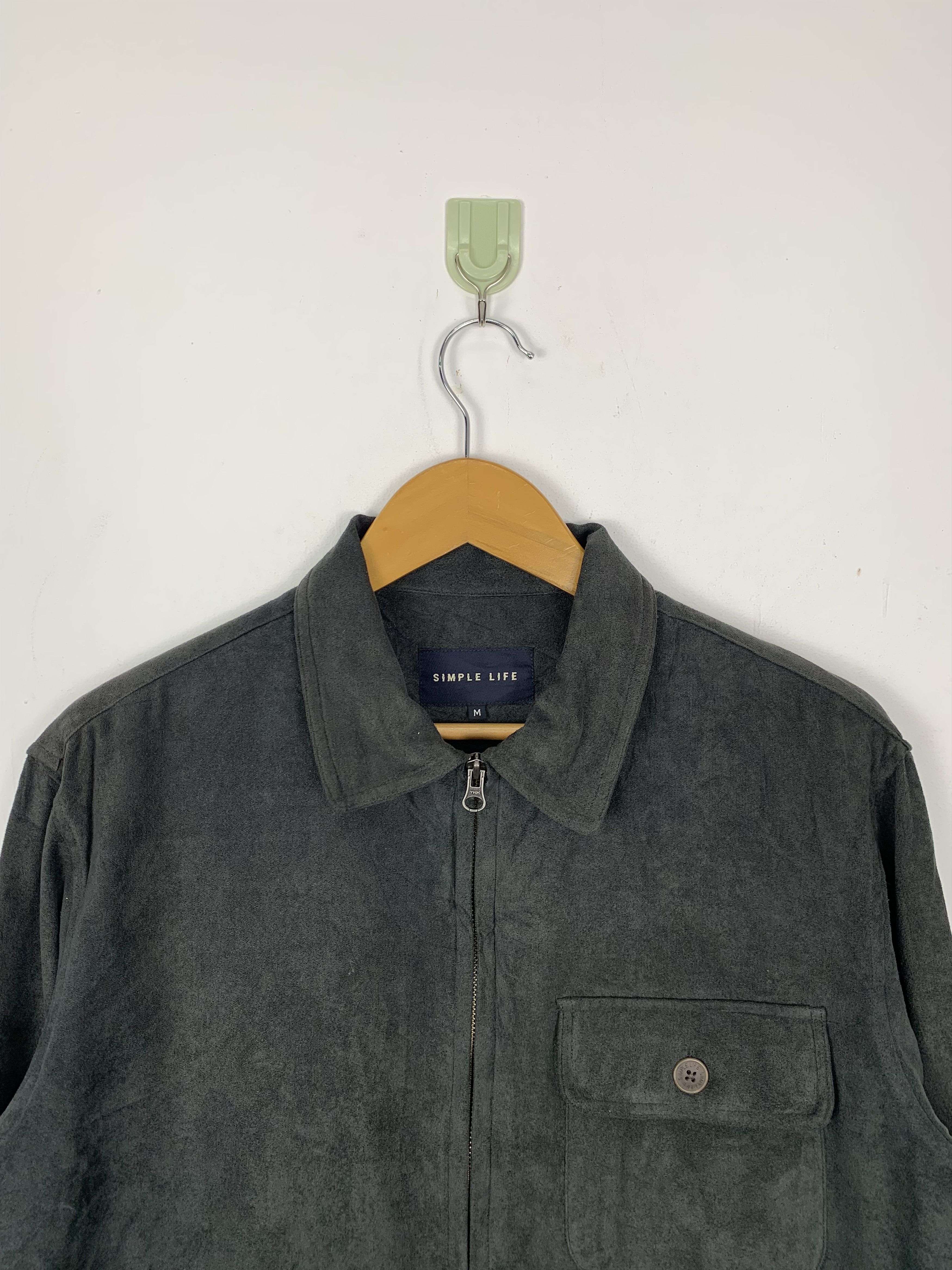 Japanese Brand Vintage SIMPLE LIFE Fleece Lining Multi Pocket Jacket J0638 Size US M / EU 48-50 / 2 - 2 Thumbnail