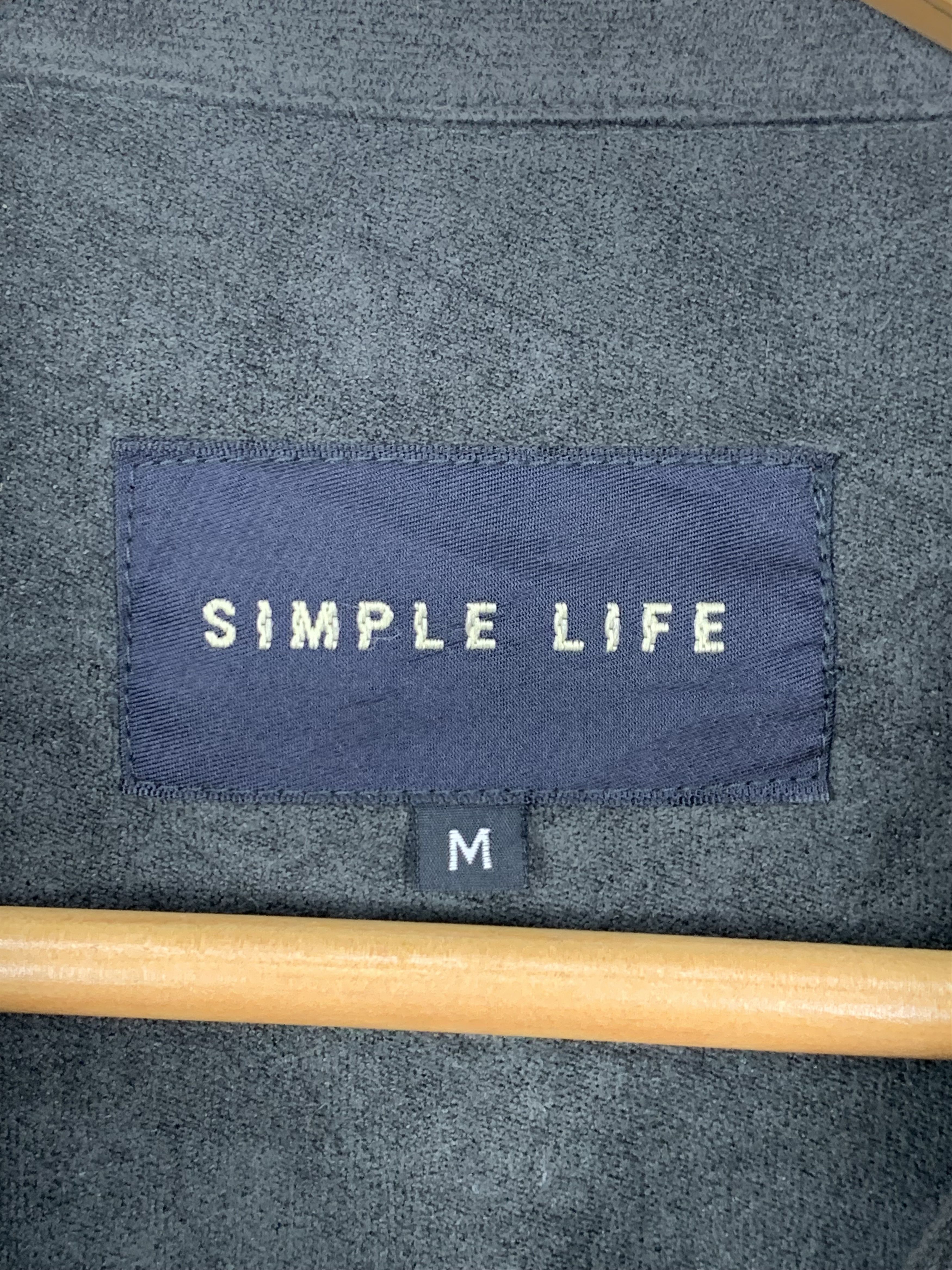 Japanese Brand Vintage SIMPLE LIFE Fleece Lining Multi Pocket Jacket J0638 Size US M / EU 48-50 / 2 - 9 Thumbnail