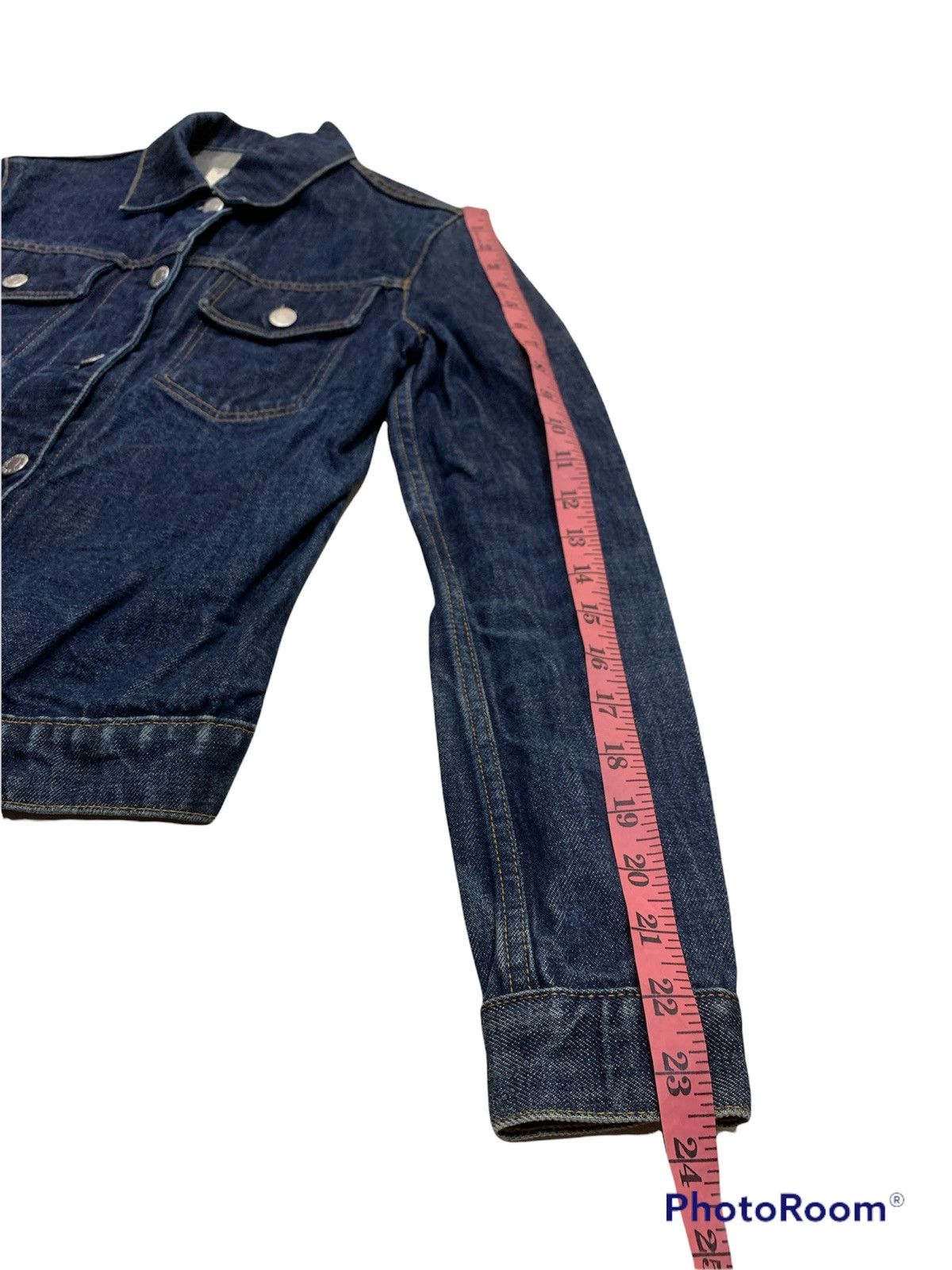 HELMUT LANG 1996 Stripe Denim Jacket VINTAGE 1999 HELMUT LANG