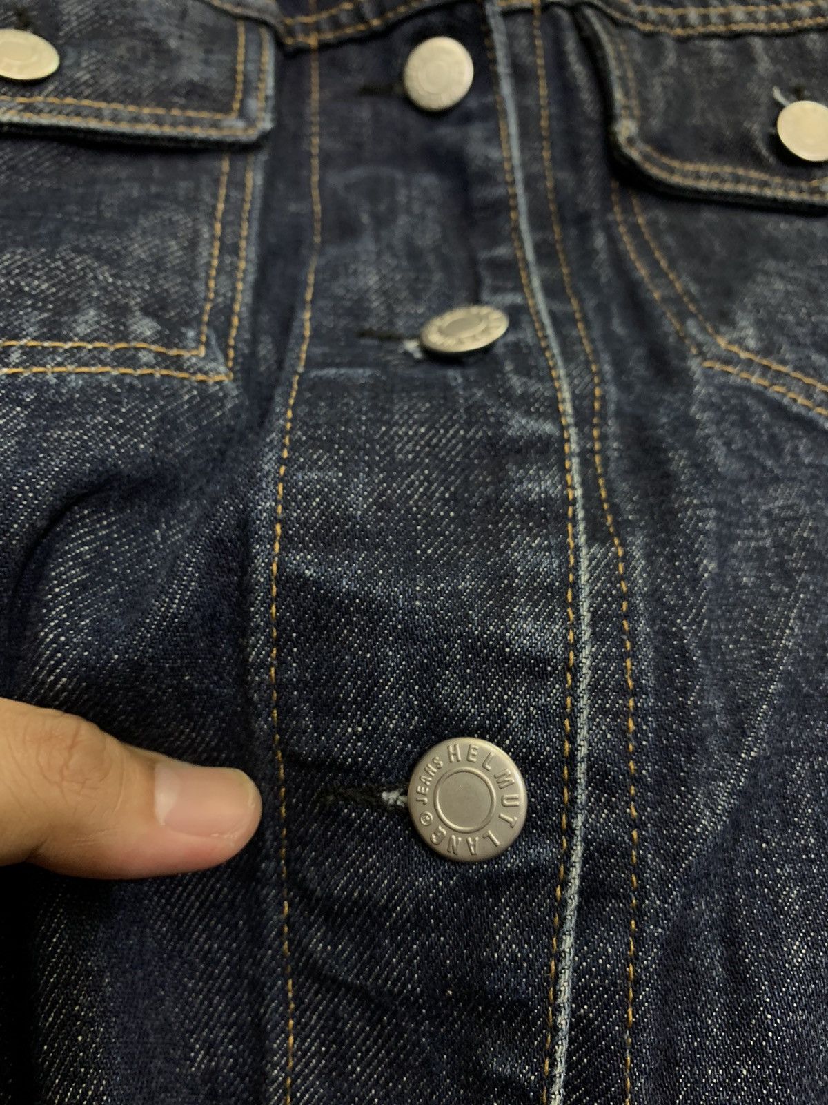 Helmut Lang VINTAGE 1999 HELMUT LANG CLASSIC DENIM JACKET Size US XS / EU 42 / 0 - 8 Thumbnail