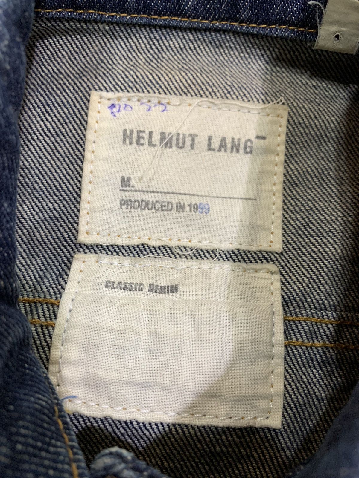 Helmut Lang VINTAGE 1999 HELMUT LANG CLASSIC DENIM JACKET Size US XS / EU 42 / 0 - 6 Thumbnail