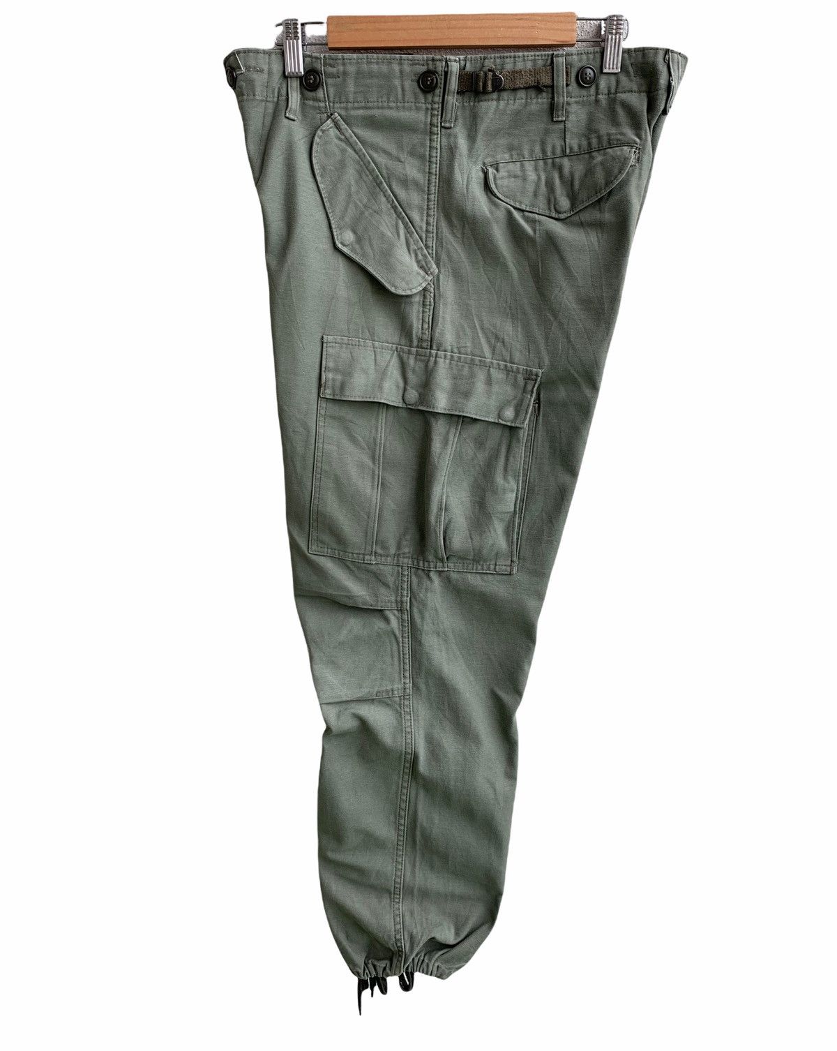Army Of Me × Japanese Brand Vintage Nato Military Cargo Pocket Pants Size US 34 / EU 50 - 3 Thumbnail
