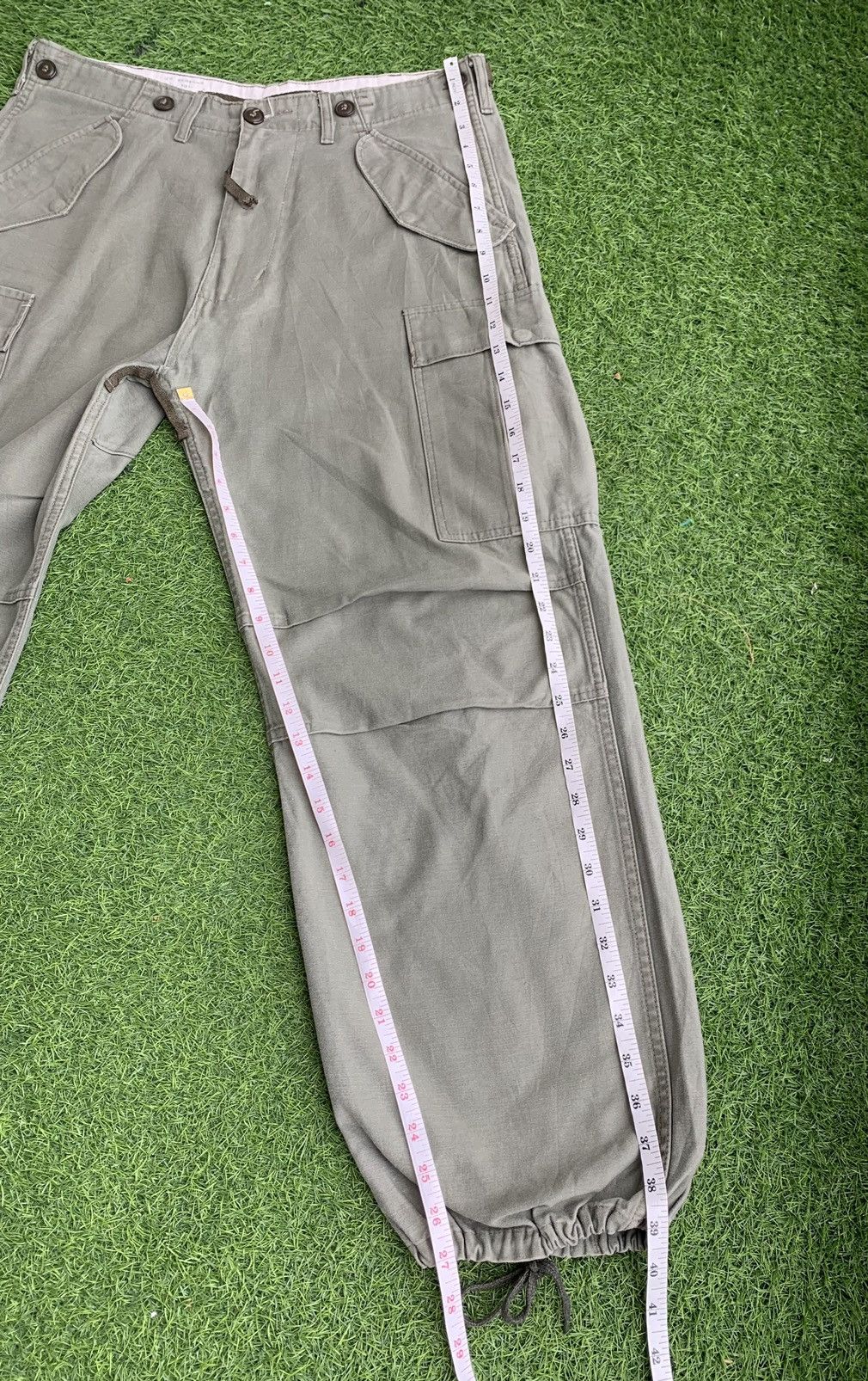 Army Of Me × Japanese Brand Vintage Nato Military Cargo Pocket Pants Size US 34 / EU 50 - 14 Thumbnail
