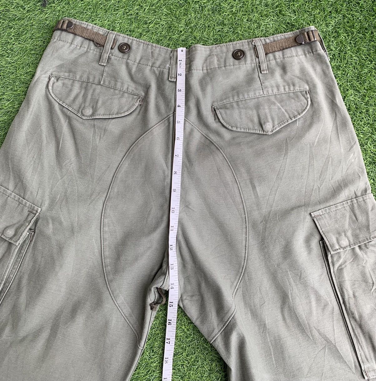Army Of Me × Japanese Brand Vintage Nato Military Cargo Pocket Pants Size US 34 / EU 50 - 12 Thumbnail