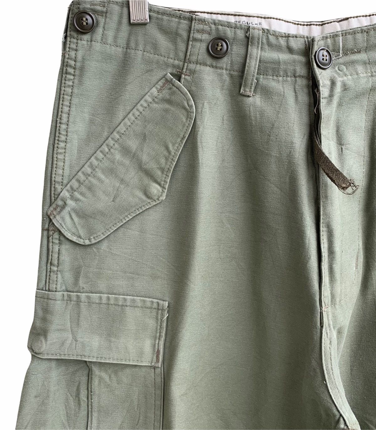 Army Of Me × Japanese Brand Vintage Nato Military Cargo Pocket Pants Size US 34 / EU 50 - 8 Thumbnail