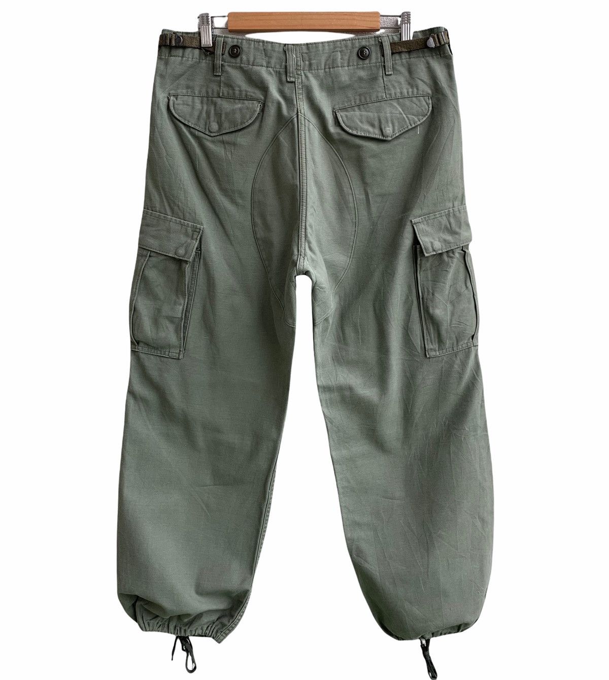 Army Of Me × Japanese Brand Vintage Nato Military Cargo Pocket Pants Size US 34 / EU 50 - 2 Thumbnail