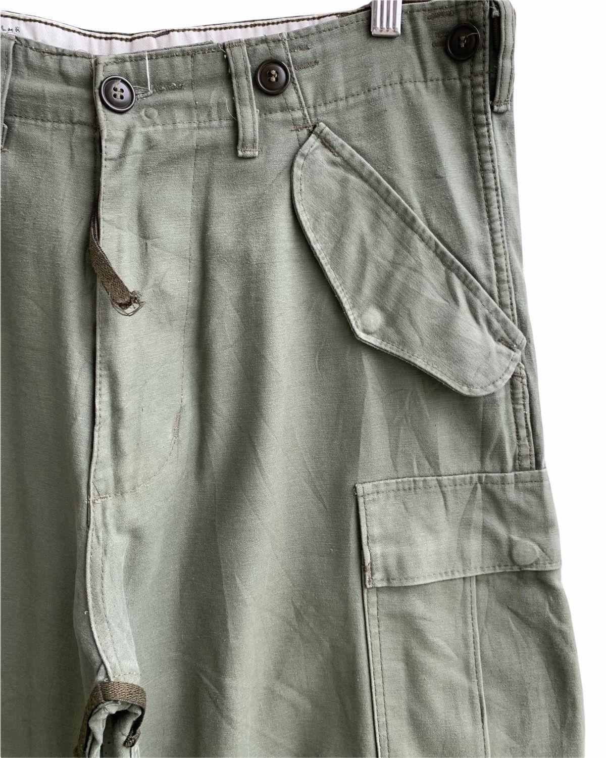 Army Of Me × Japanese Brand Vintage Nato Military Cargo Pocket Pants Size US 34 / EU 50 - 7 Thumbnail