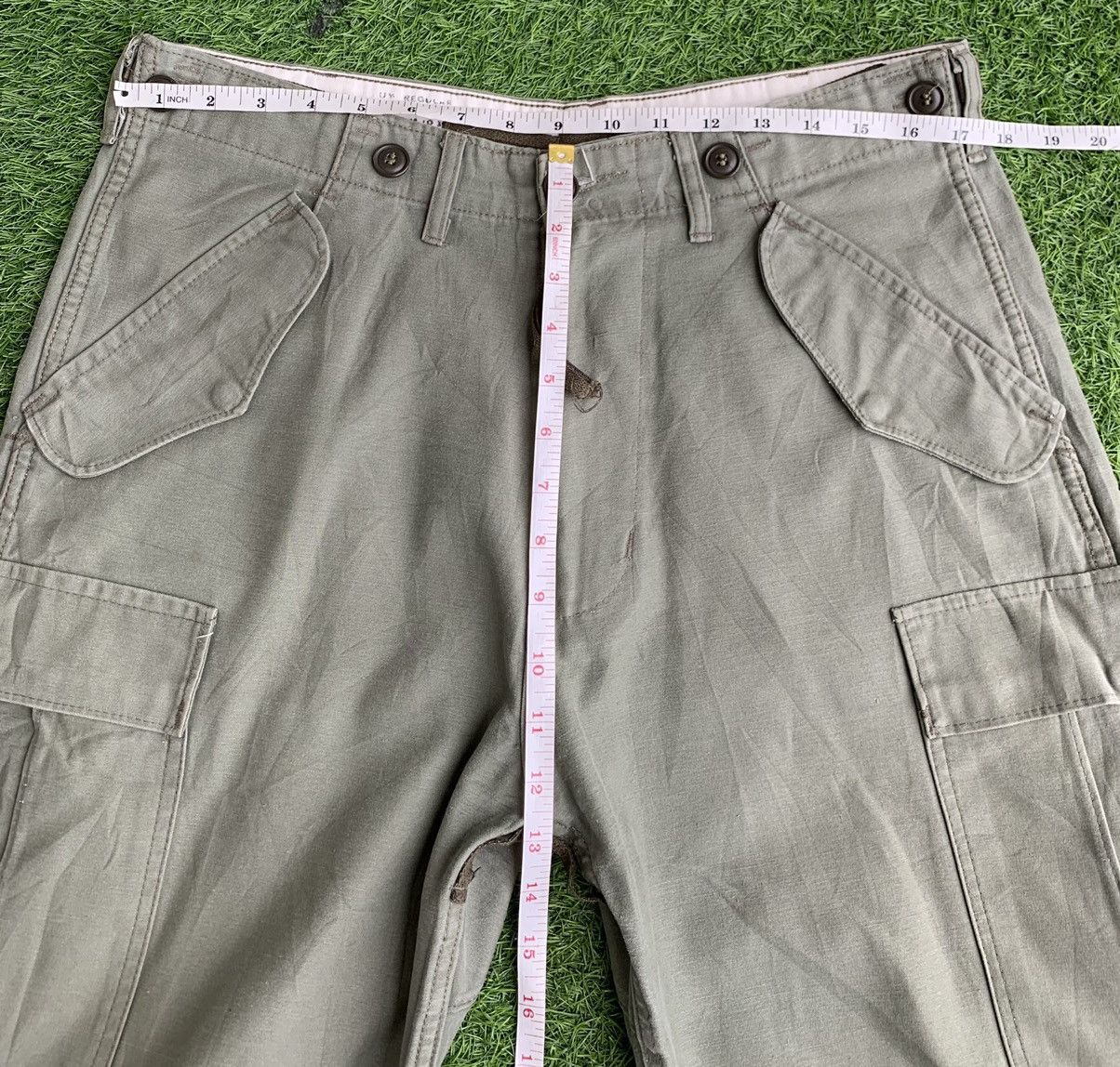 Army Of Me × Japanese Brand Vintage Nato Military Cargo Pocket Pants Size US 34 / EU 50 - 13 Thumbnail