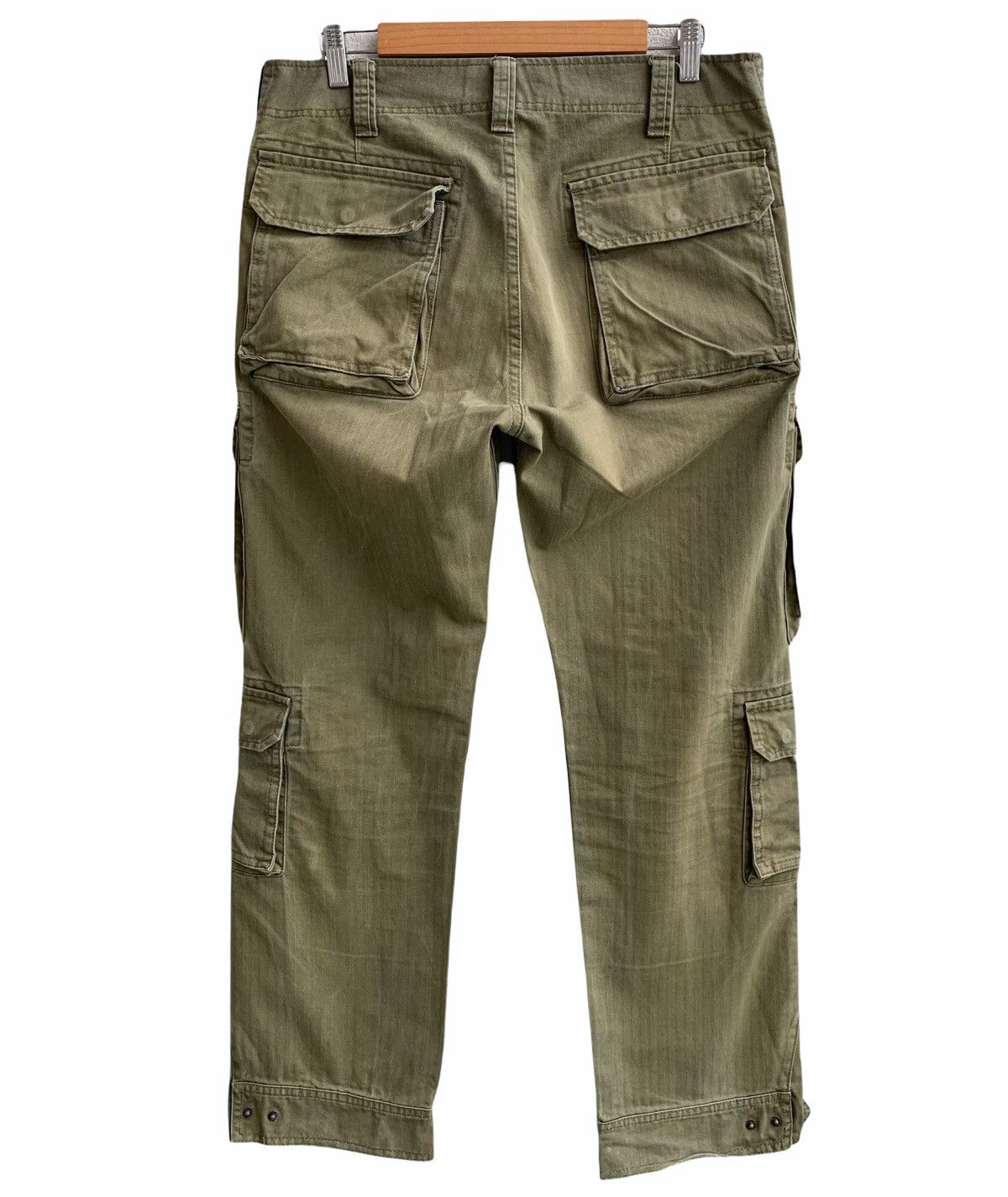 Japanese Brand Japanese Brand Purple&yellow Cargo Multiple Pocket Pants Size US 34 / EU 50 - 2 Thumbnail