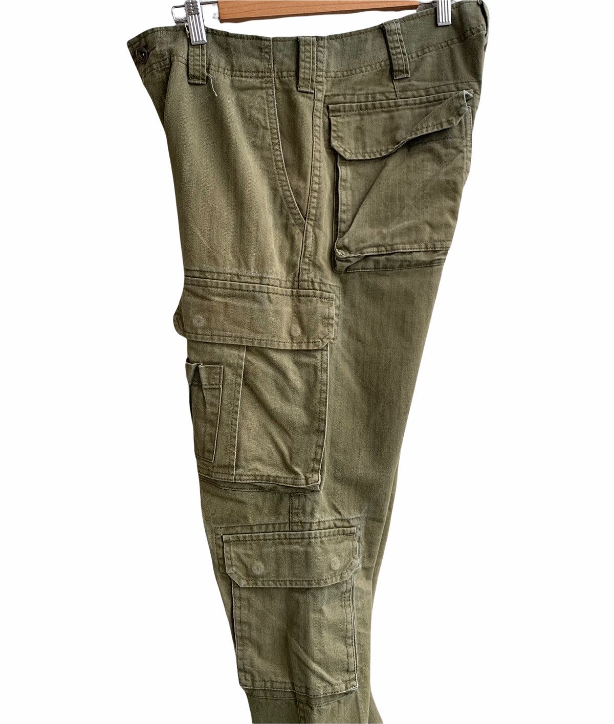 Japanese Brand Japanese Brand Purple&yellow Cargo Multiple Pocket Pants Size US 34 / EU 50 - 4 Thumbnail