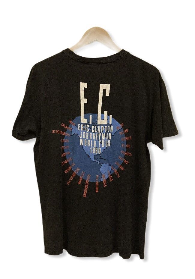 Band Tees Vintage 90s eric clapton journeyman tour 1990 tee Size US M / EU 48-50 / 2 - 5 Thumbnail