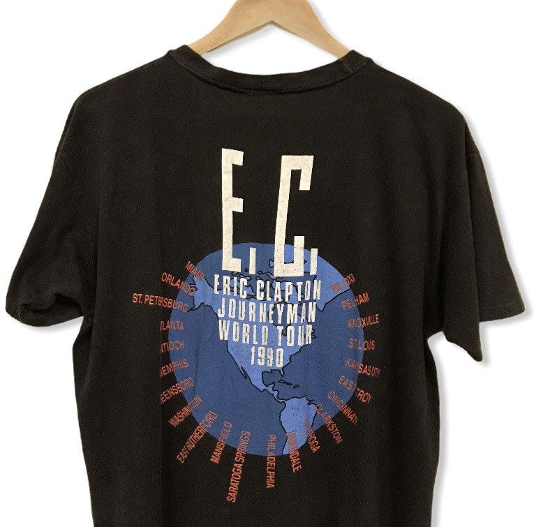 Band Tees Vintage 90s eric clapton journeyman tour 1990 tee Size US M / EU 48-50 / 2 - 6 Thumbnail