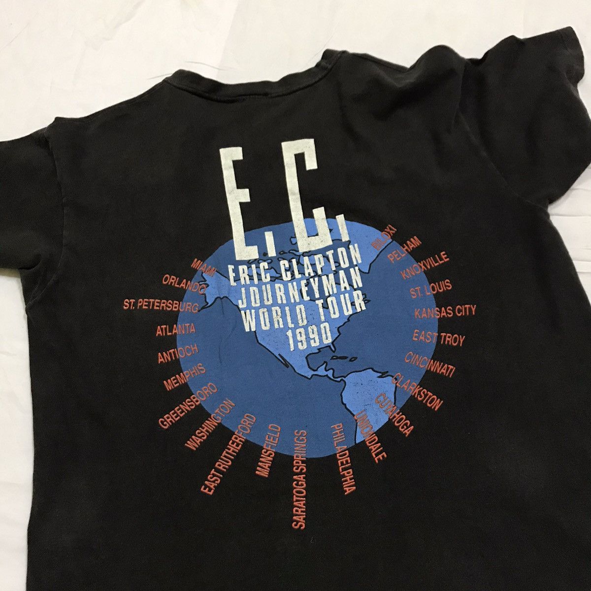 Band Tees Vintage 90s eric clapton journeyman tour 1990 tee Size US M / EU 48-50 / 2 - 11 Thumbnail