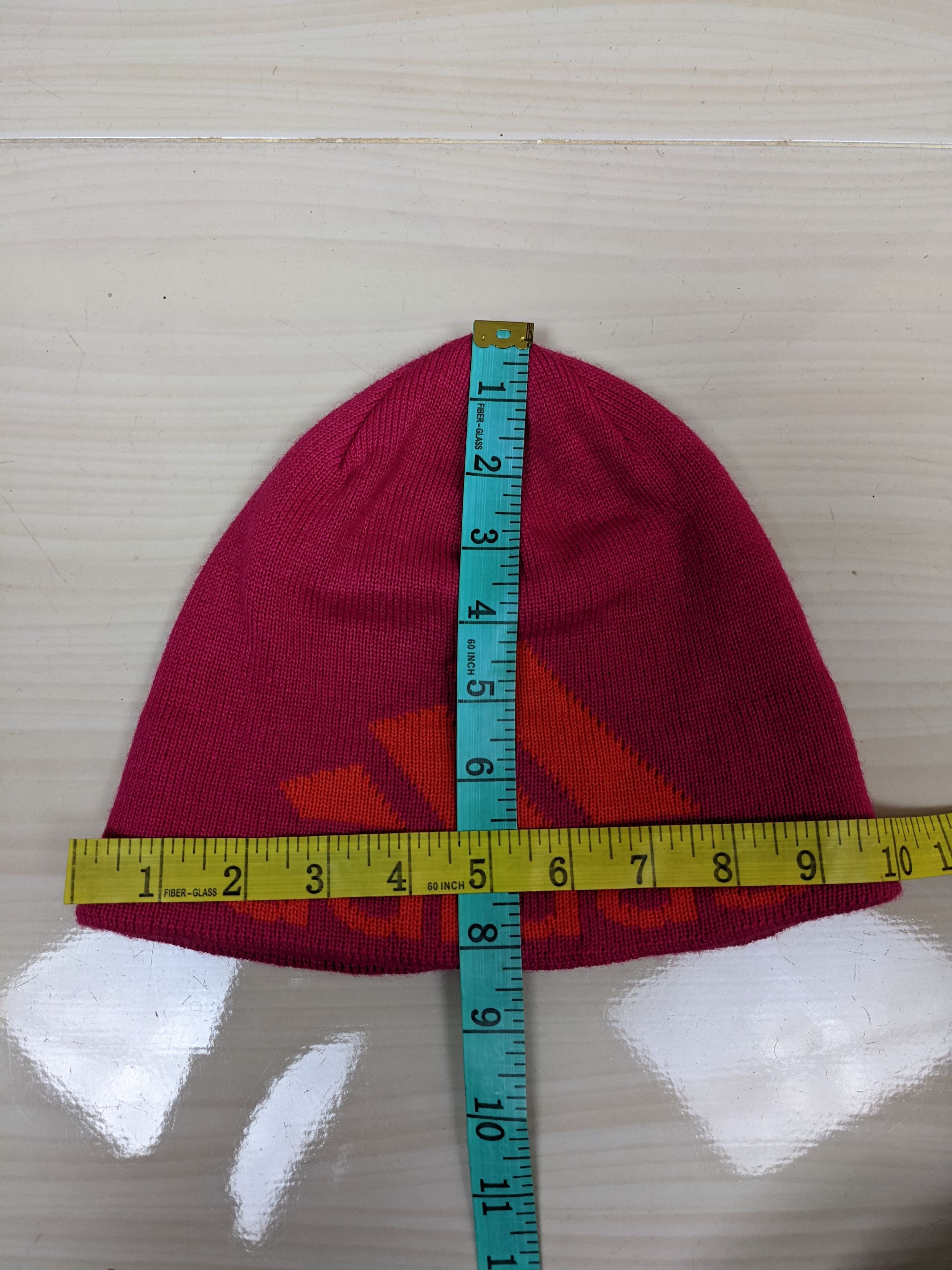 Adidas Vintage Adidas Big Logo Beanie Hat Cap Snowcap Size ONE SIZE - 5 Thumbnail