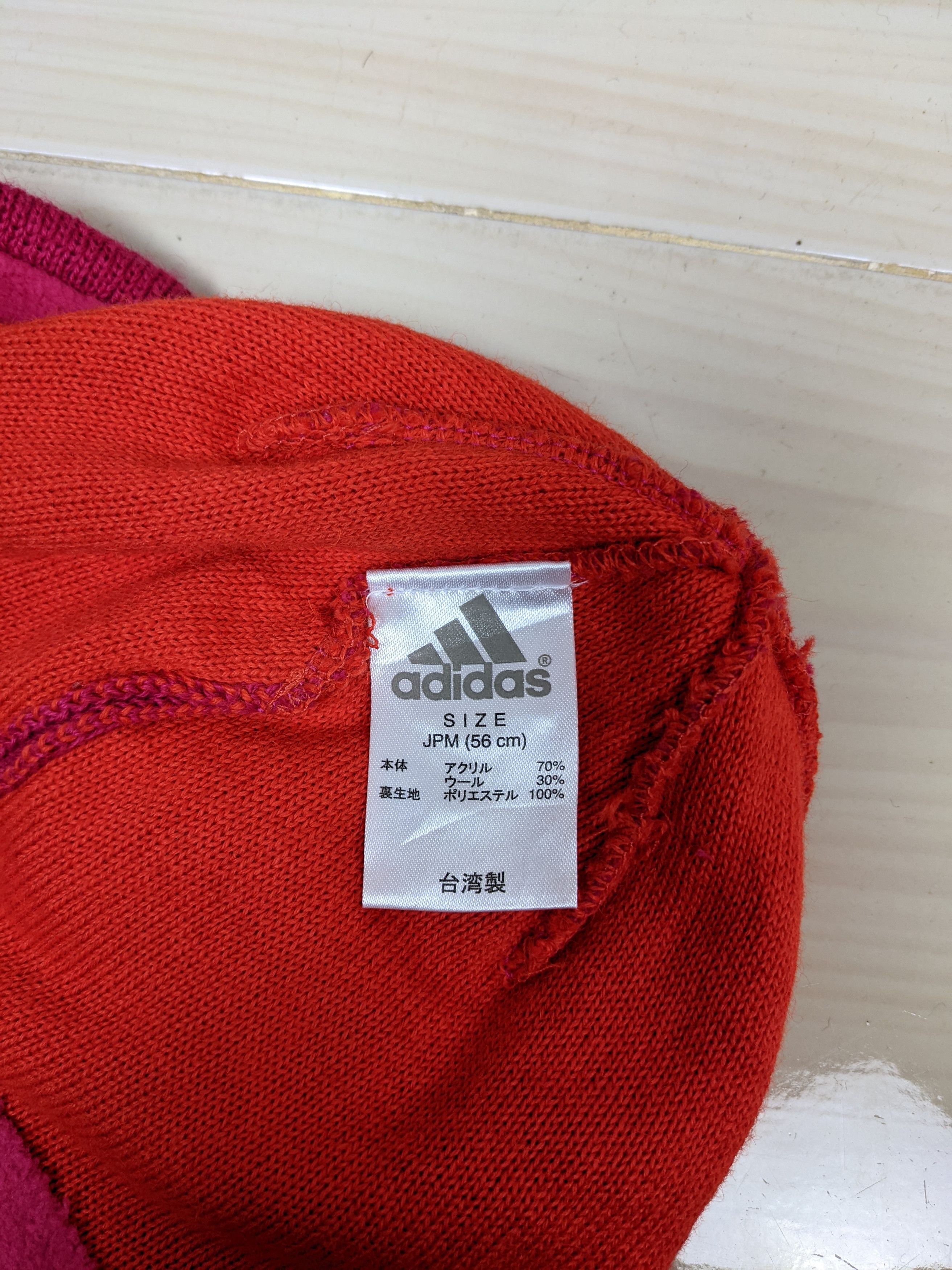 Adidas Vintage Adidas Big Logo Beanie Hat Cap Snowcap Size ONE SIZE - 3 Thumbnail