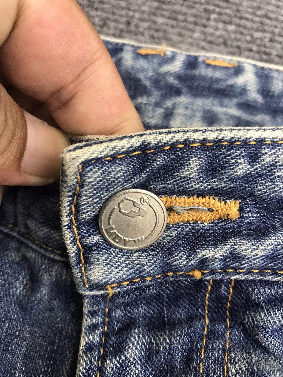 Japanese Brand MACKDADDY Japan Denim Medium Wash Jeans Size US 32 / EU 48 - 7 Thumbnail