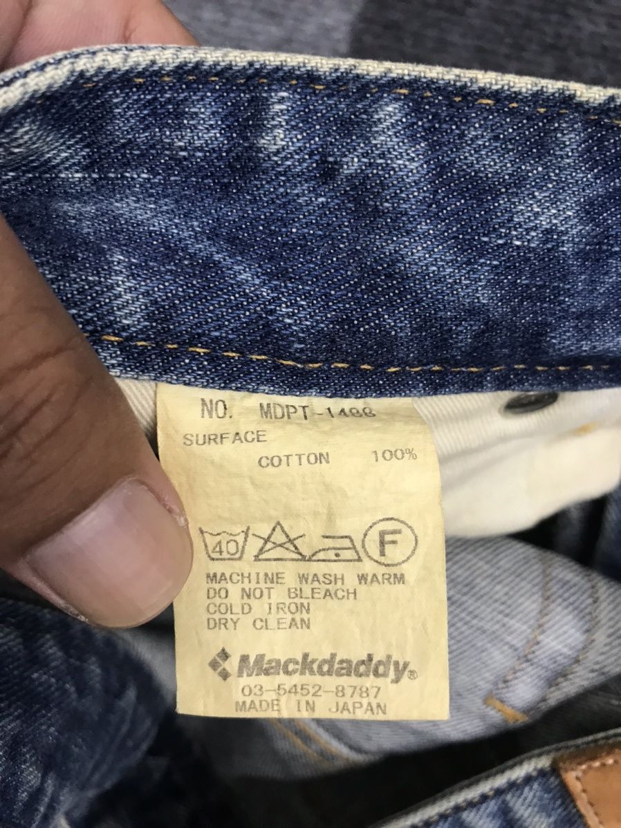 Japanese Brand MACKDADDY Japan Denim Medium Wash Jeans Size US 32 / EU 48 - 19 Thumbnail