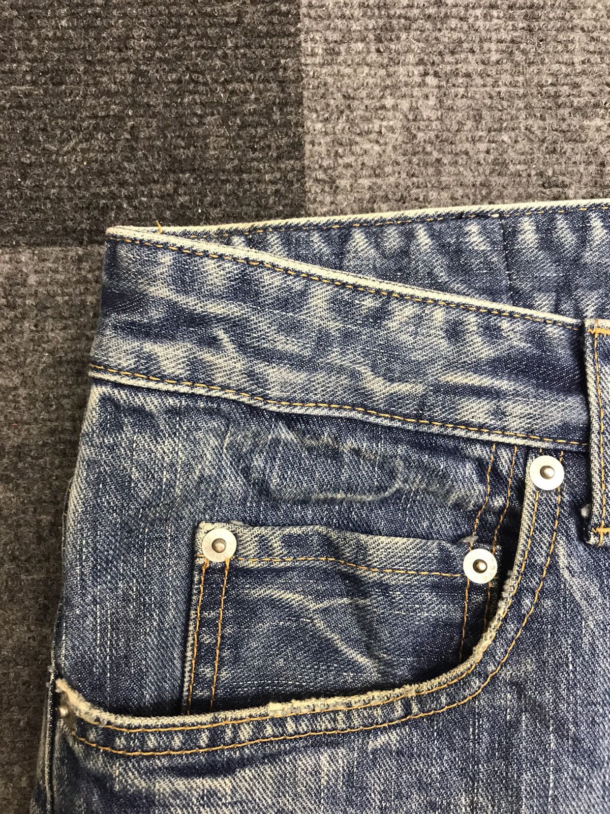 Japanese Brand MACKDADDY Japan Denim Medium Wash Jeans Size US 32 / EU 48 - 8 Thumbnail