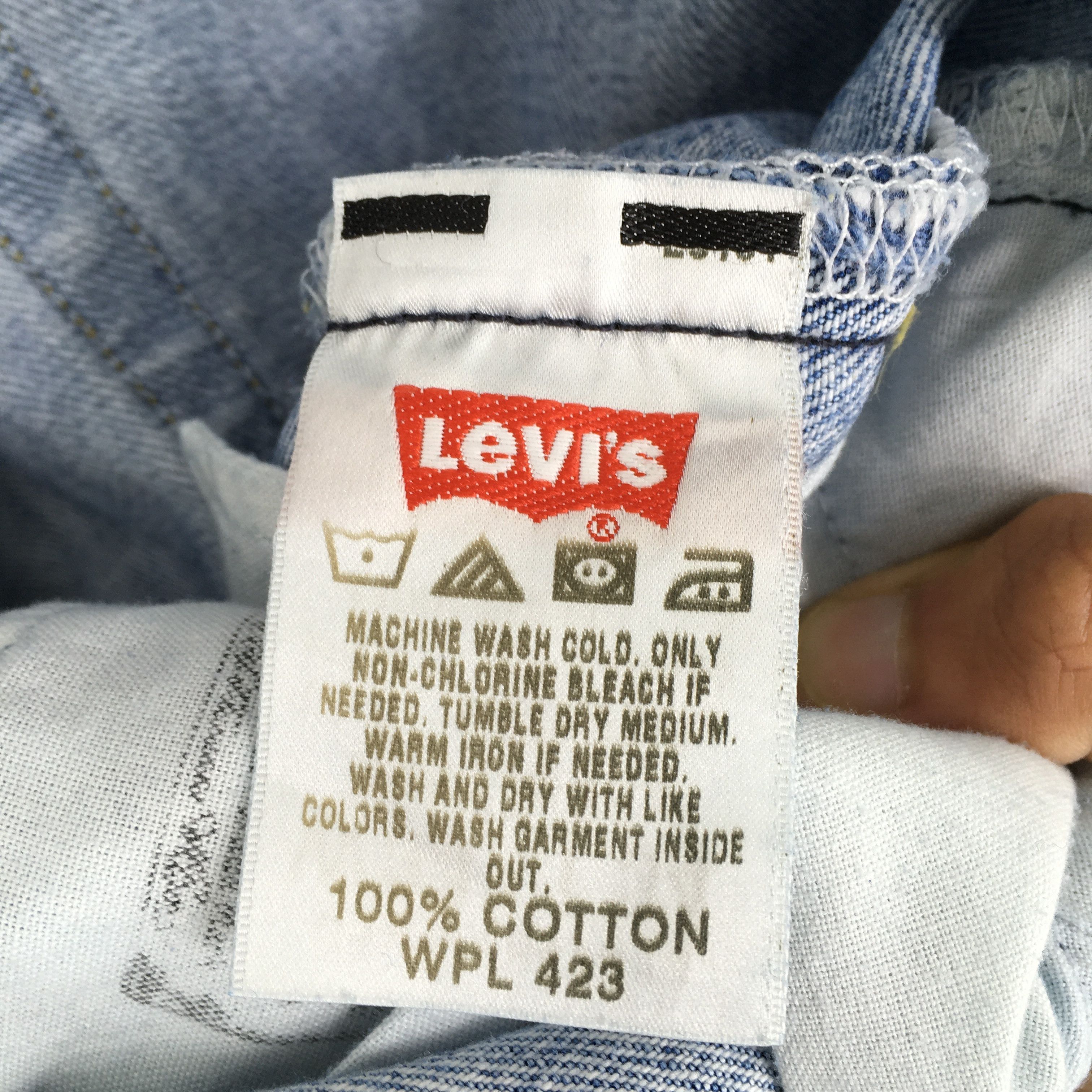 Jean Size 34x34 Vintage Levis 501 Light Washed Jeans Size US 34 / EU 50 - 12 Thumbnail