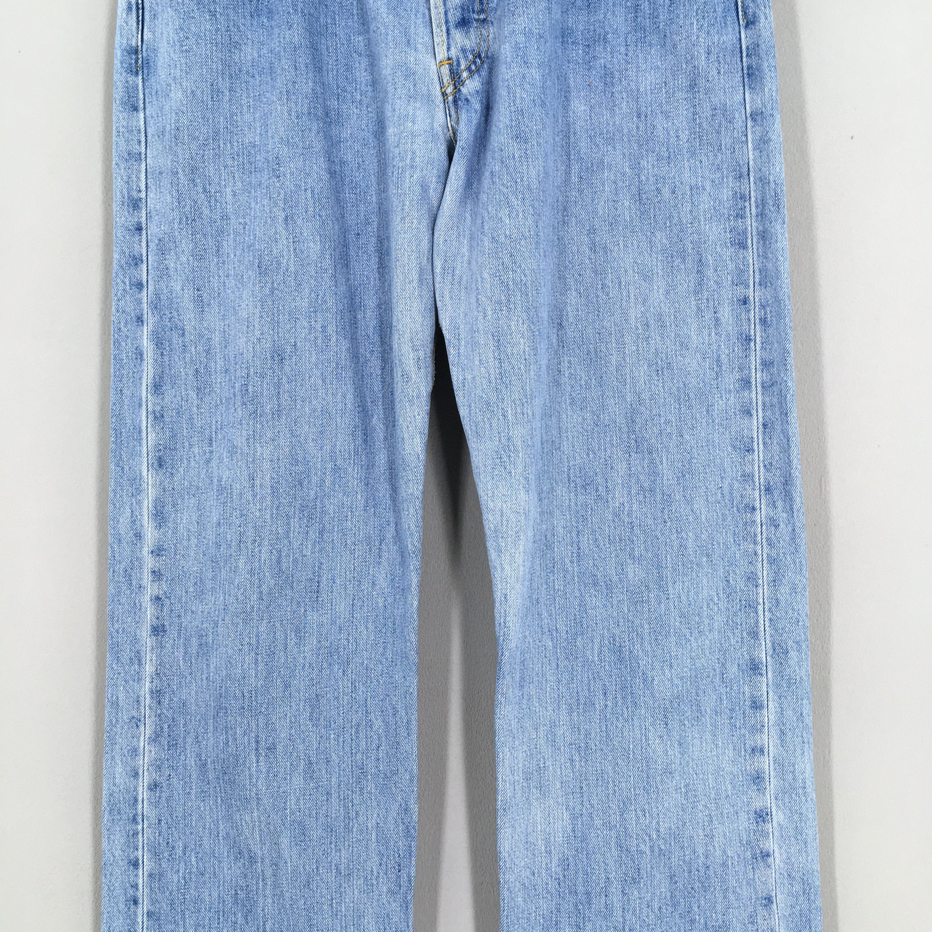 Jean Size 34x34 Vintage Levis 501 Light Washed Jeans Size US 34 / EU 50 - 3 Thumbnail