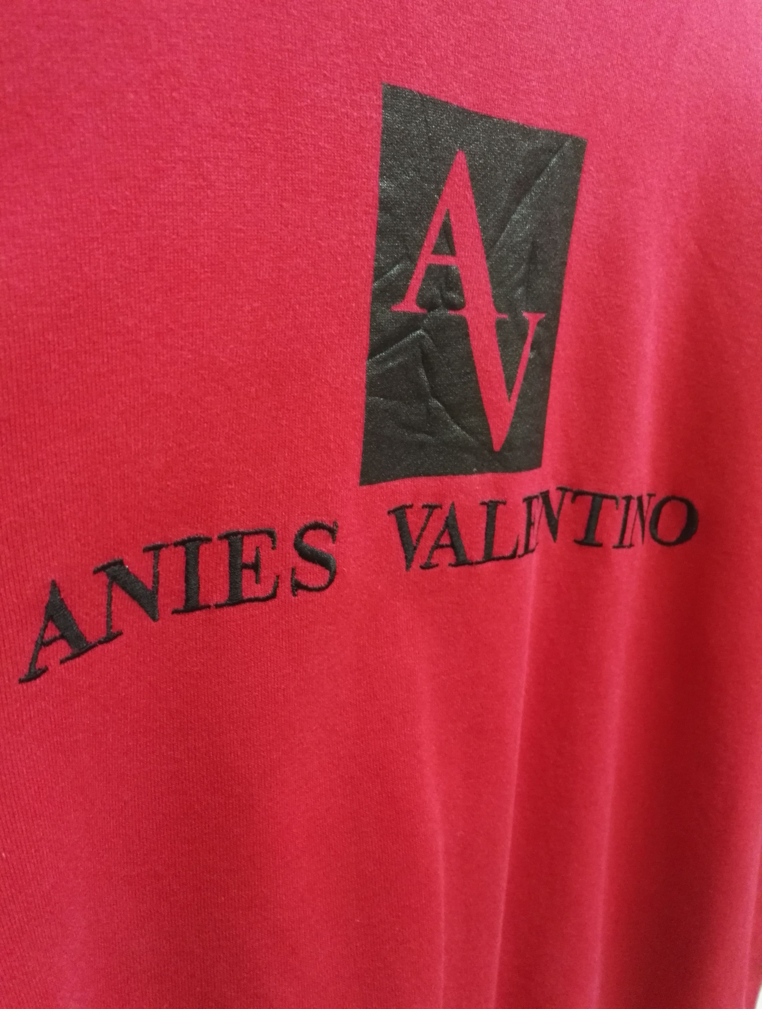 Valentino Rare Distressed Anies Valentino Embroidered Big Logo Size US L / EU 52-54 / 3 - 2 Thumbnail