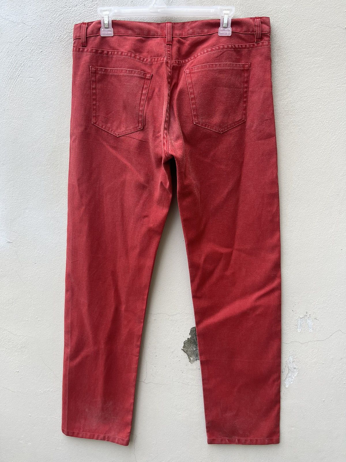 A.P.C. Vintage 2004 A.P.C. Faded Red Jeans Size US 33 - 14 Thumbnail