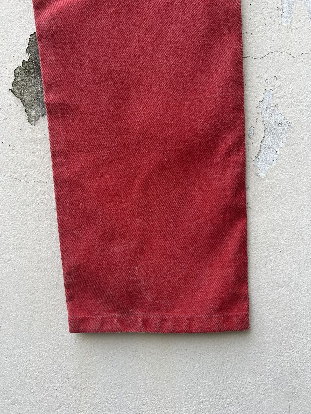 A.P.C. Vintage 2004 A.P.C. Faded Red Jeans Size US 33 - 19 Thumbnail