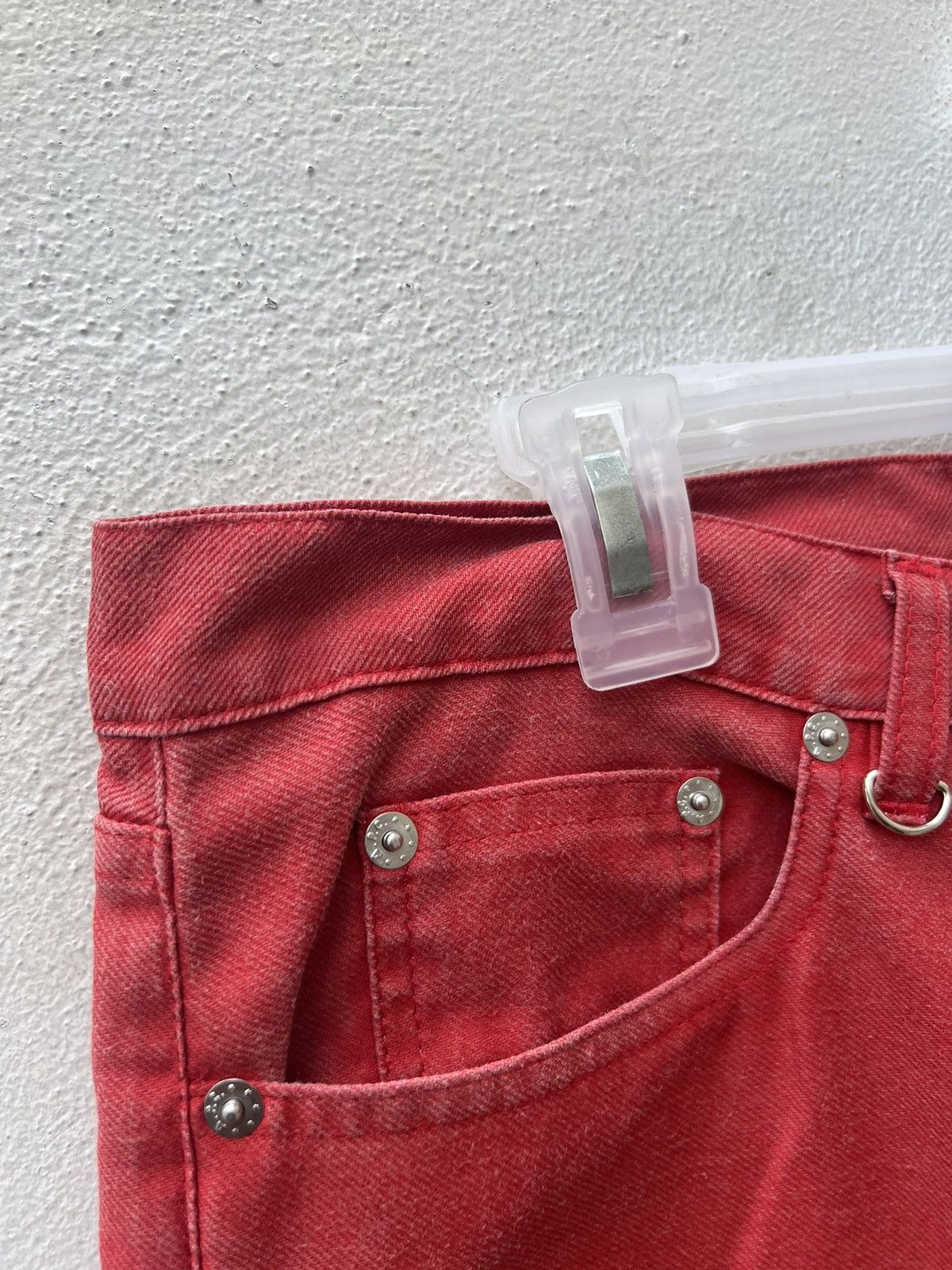 A.P.C. Vintage 2004 A.P.C. Faded Red Jeans Size US 33 - 8 Thumbnail