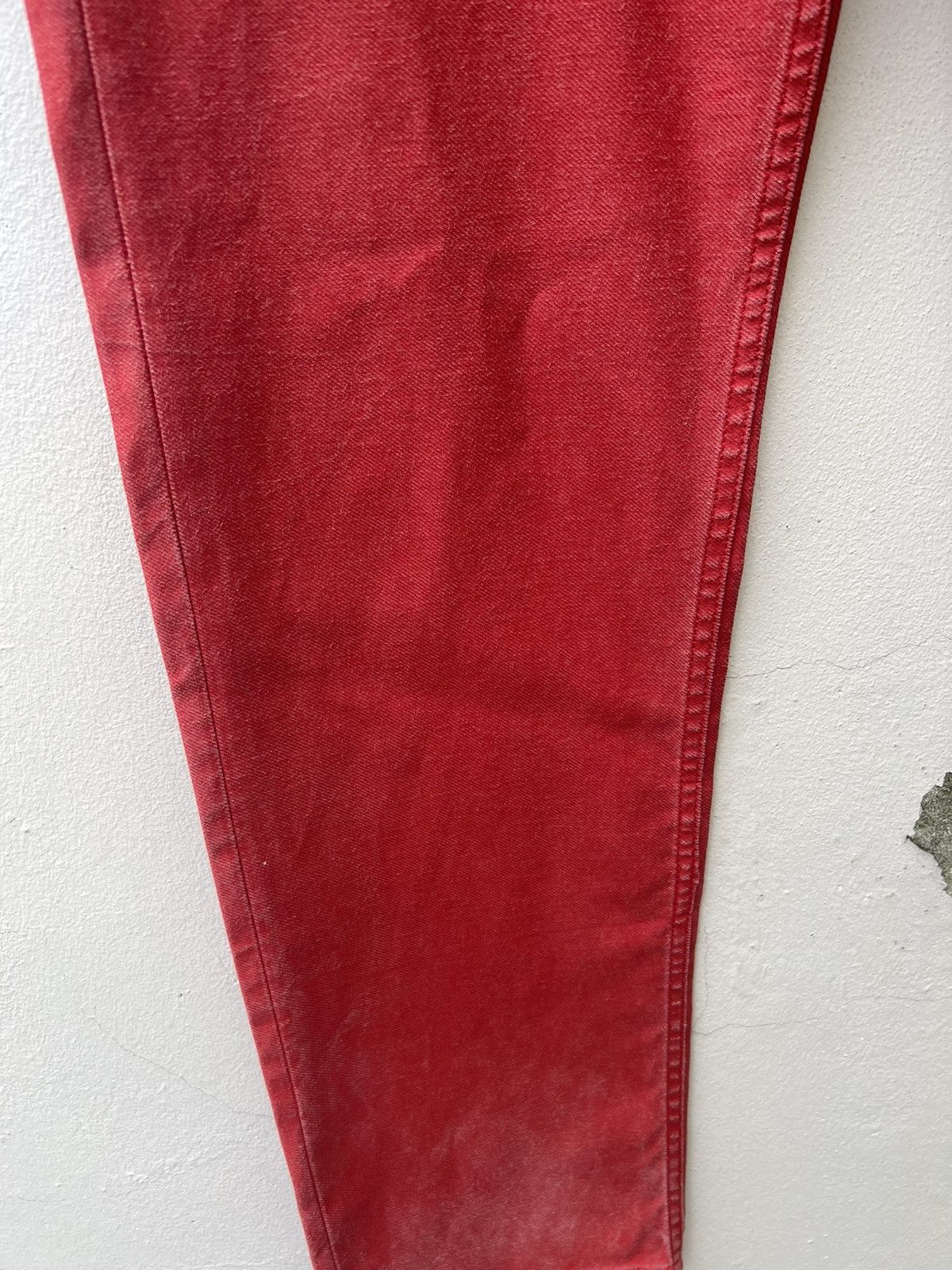 A.P.C. Vintage 2004 A.P.C. Faded Red Jeans Size US 33 - 9 Thumbnail
