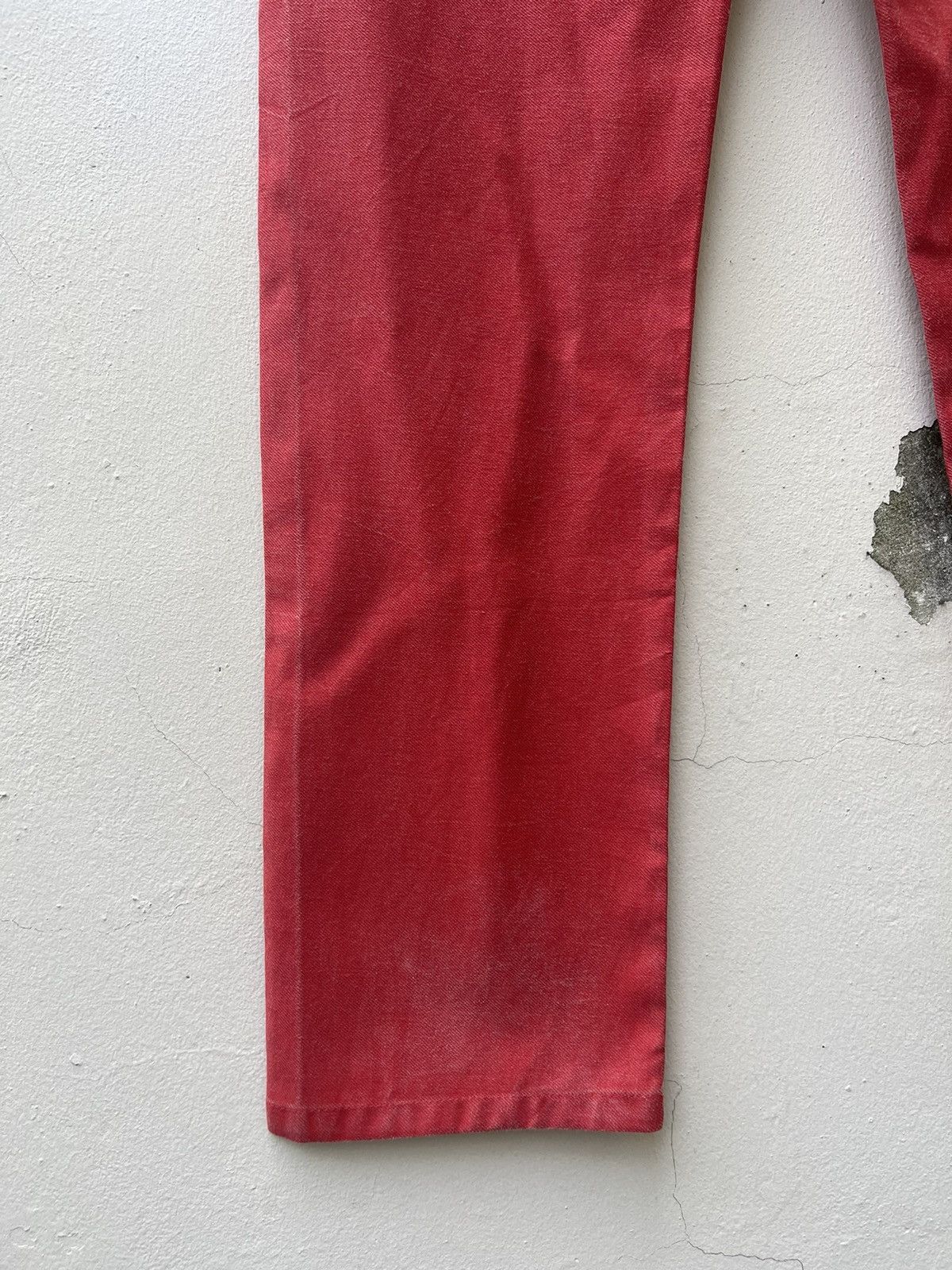A.P.C. Vintage 2004 A.P.C. Faded Red Jeans Size US 33 - 16 Thumbnail