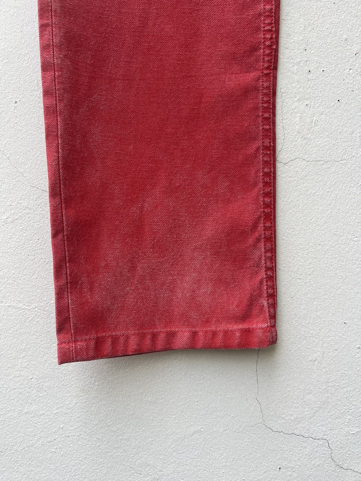 A.P.C. Vintage 2004 A.P.C. Faded Red Jeans Size US 33 - 10 Thumbnail