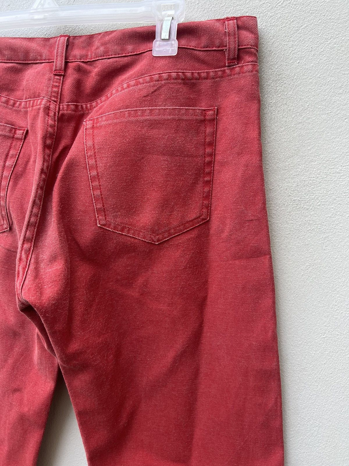 A.P.C. Vintage 2004 A.P.C. Faded Red Jeans Size US 33 - 17 Thumbnail