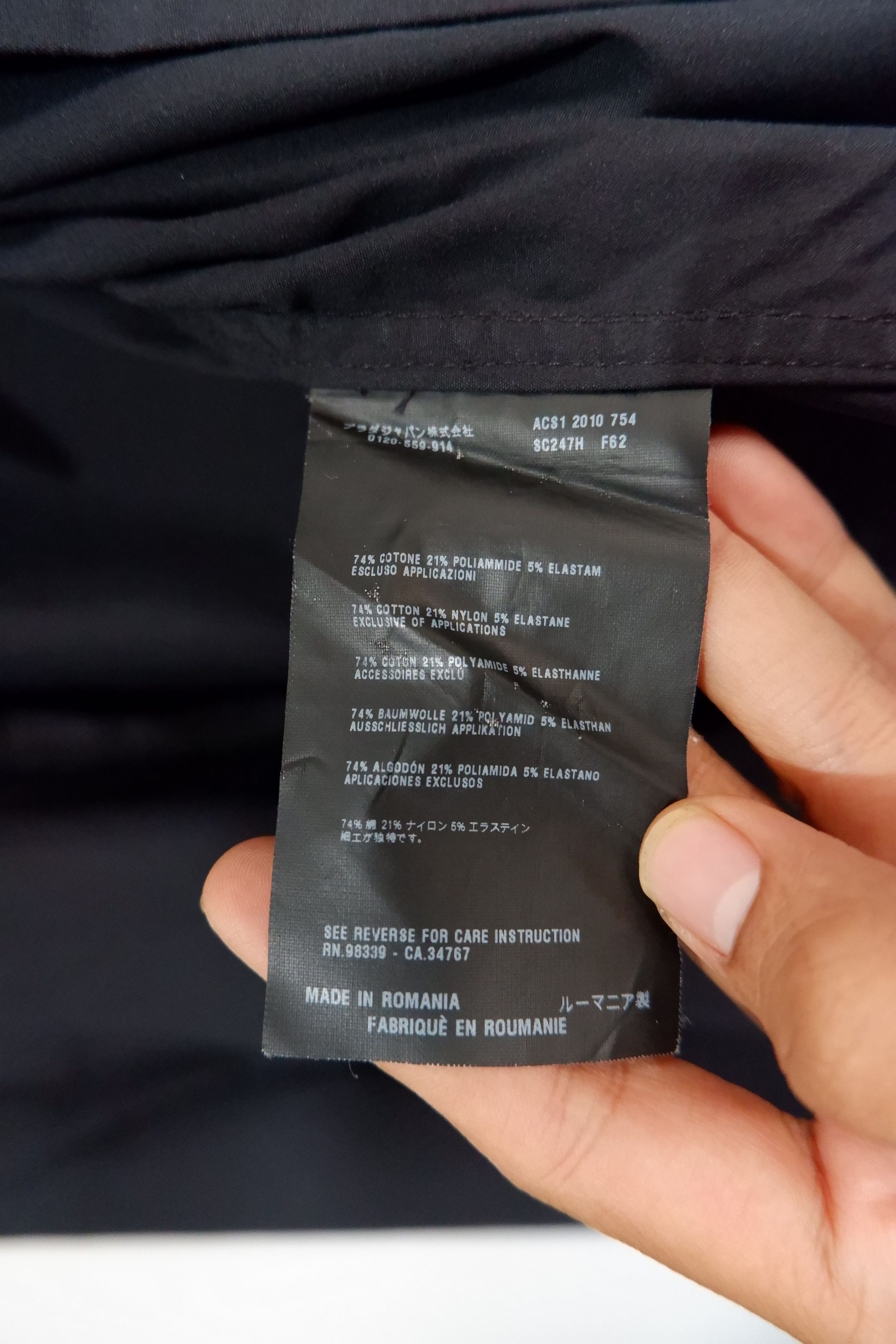 Prada 2010 Prada Nylon Pocket Zip Shirt Size US M / EU 48-50 / 2 - 8 Thumbnail