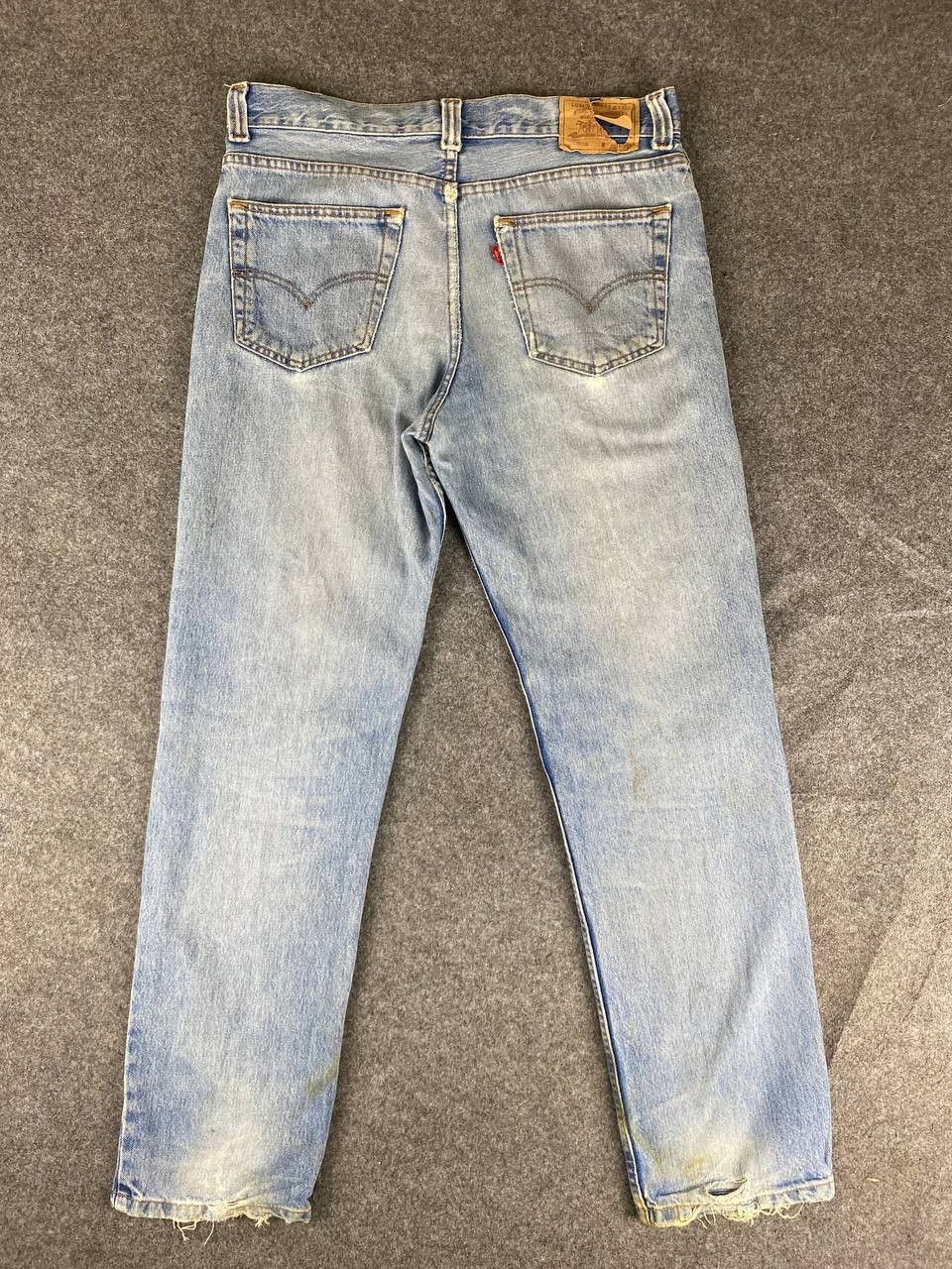 Levi's vintage levis 504 distressed denim Size US 36 / EU 52 - 2 Thumbnail