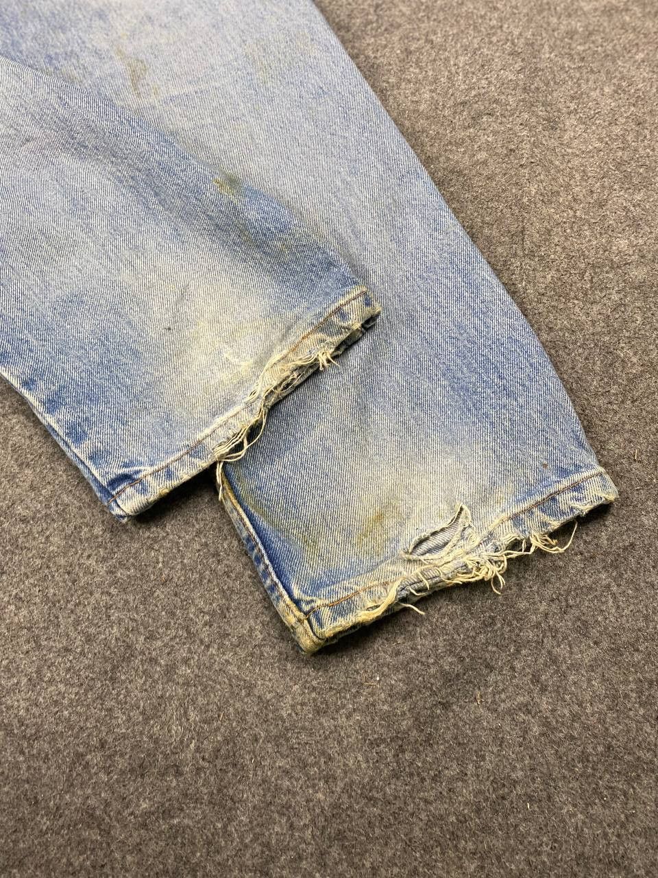 Levi's vintage levis 504 distressed denim Size US 36 / EU 52 - 8 Thumbnail